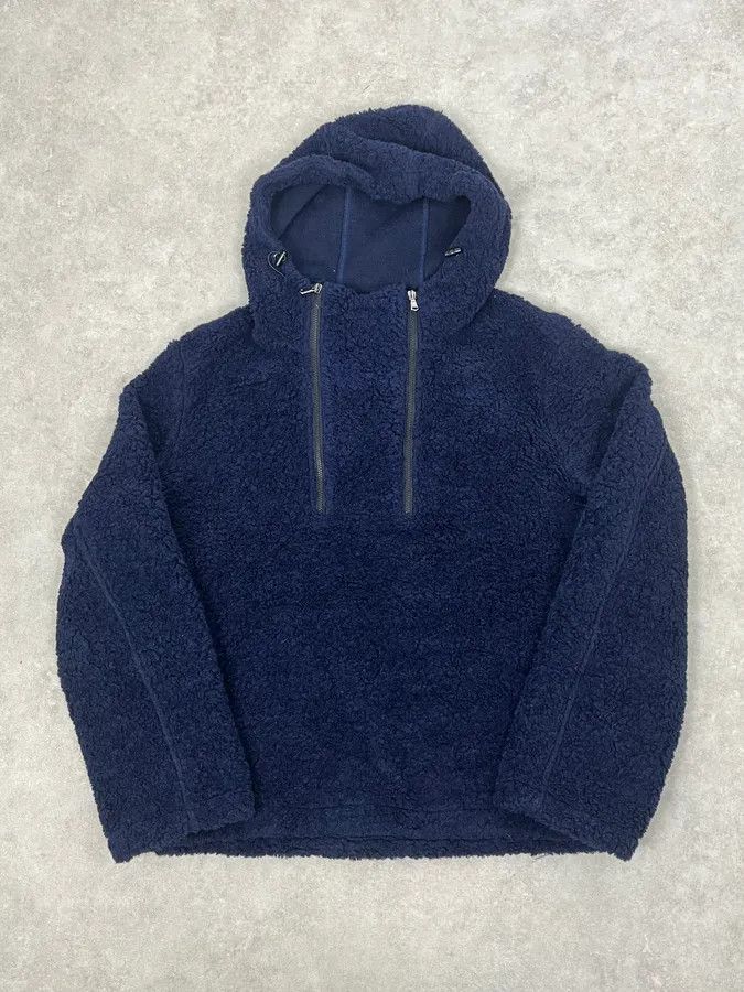 Daniele Alessandrini 2000s Daniele Alessandrini Sherpa Double Zip Navy Jacket Size US L / EU 52-54 / 3 - 5 Thumbnail