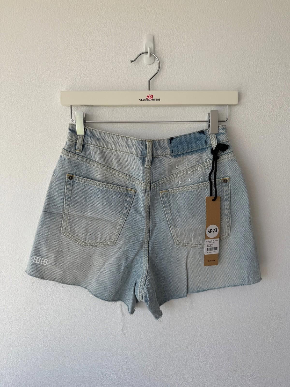 Ksubi new ksubi womens denim rise n hi shorts drift blue 26 8 s 2 Size 26" / US 2 / IT 38 - 3 Thumbnail