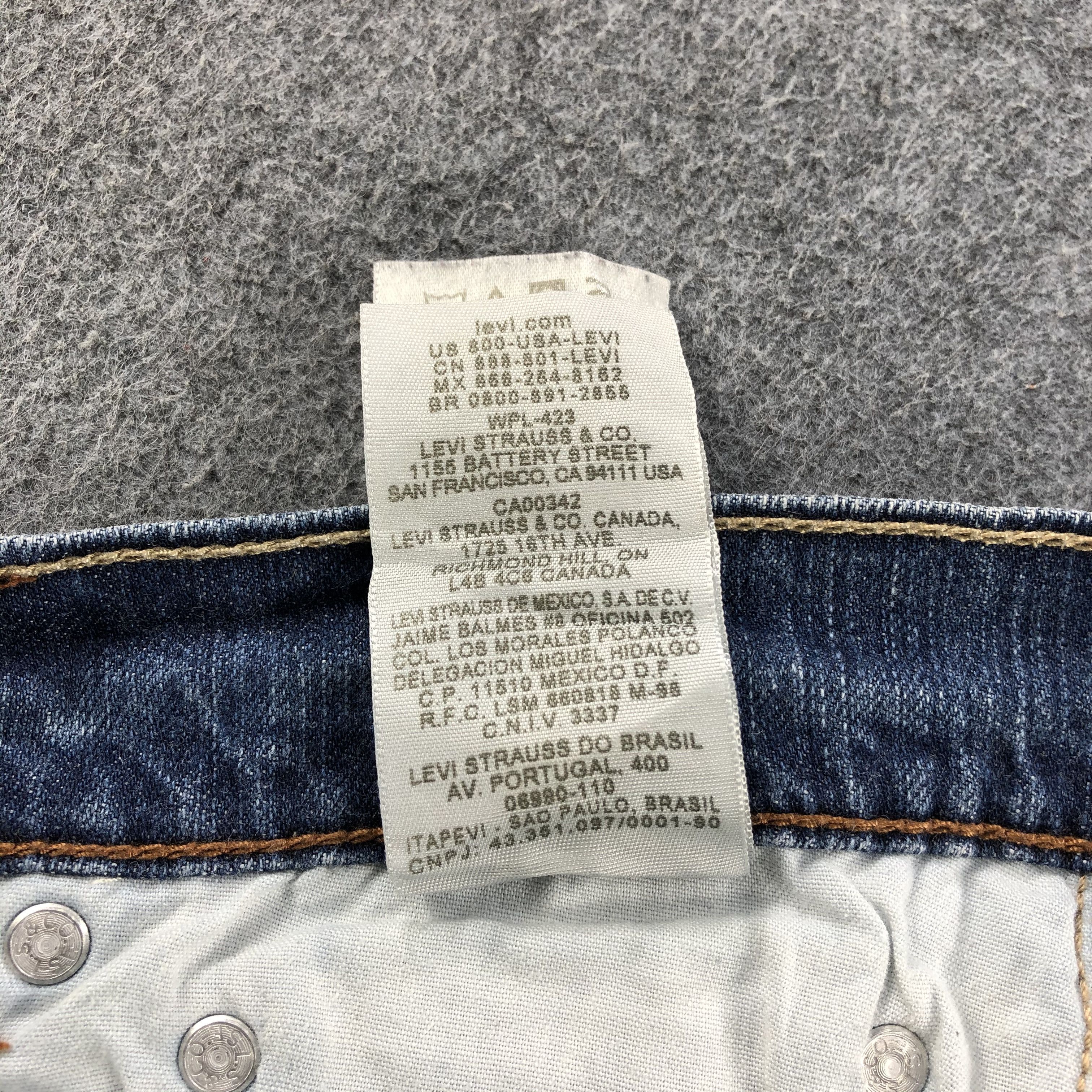 Levi's Distressed Vintage Levis 510 Jeans Skinny Denim-J1072 Size US 31 - 12 Thumbnail