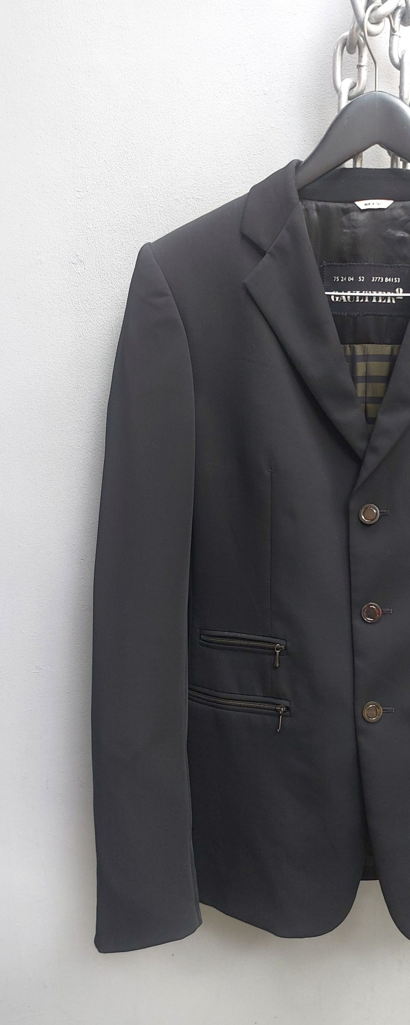 Jean Paul Gaultier Jean Paul Gaultier Notched Lapel Blazer Size 36S - 2 Thumbnail