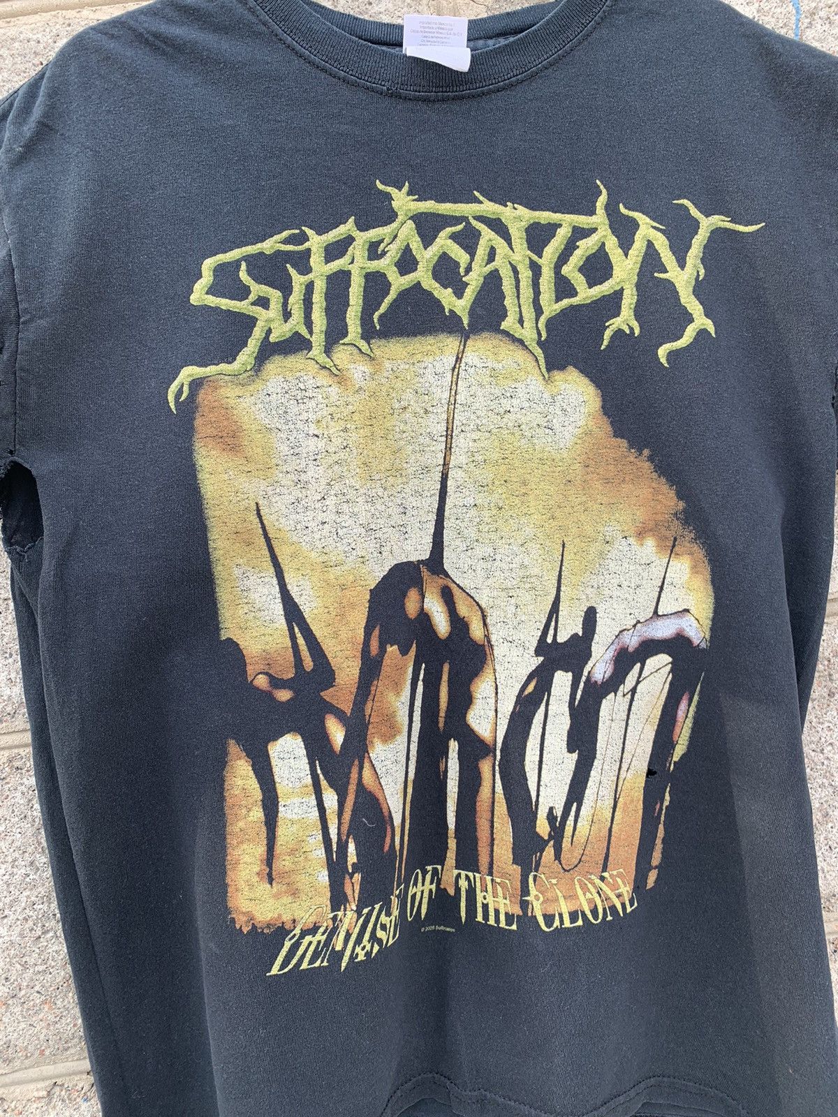 Band Tees × Vintage 2005 Suffocation Vintage Death Metal Shirt Black Metal Size US M / EU 48-50 / 2 - 2 Thumbnail