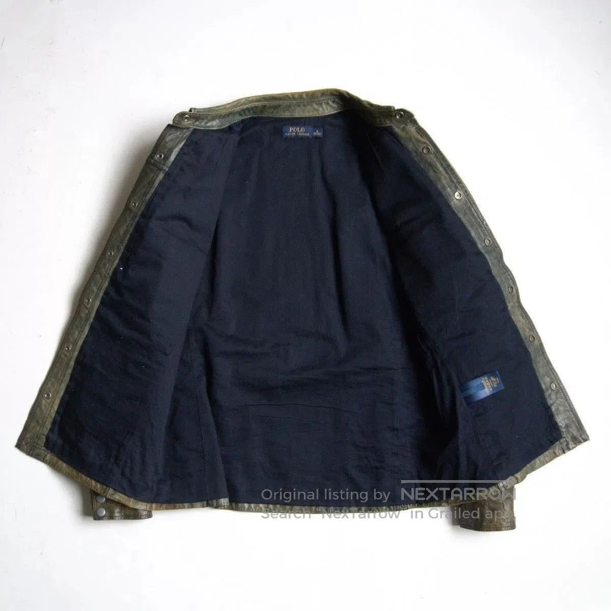 RRL Ralph Lauren ralph lauren heavy leather shirt jacket. Size US M / EU 48-50 / 2 - 4 Thumbnail