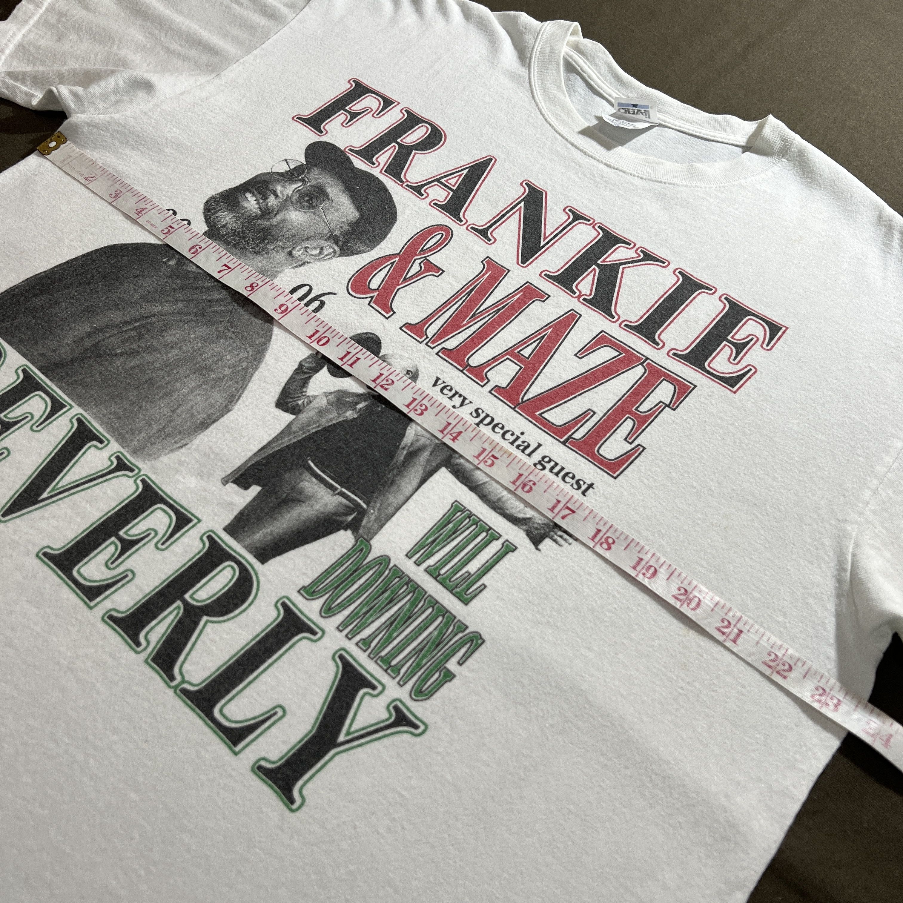 Band Tees × Rap Tees × Vintage Vintage Y2K Frankie Beverly Maze Will Downing Promo Tee XL Size US XL / EU 56 / 4 - 8 Thumbnail