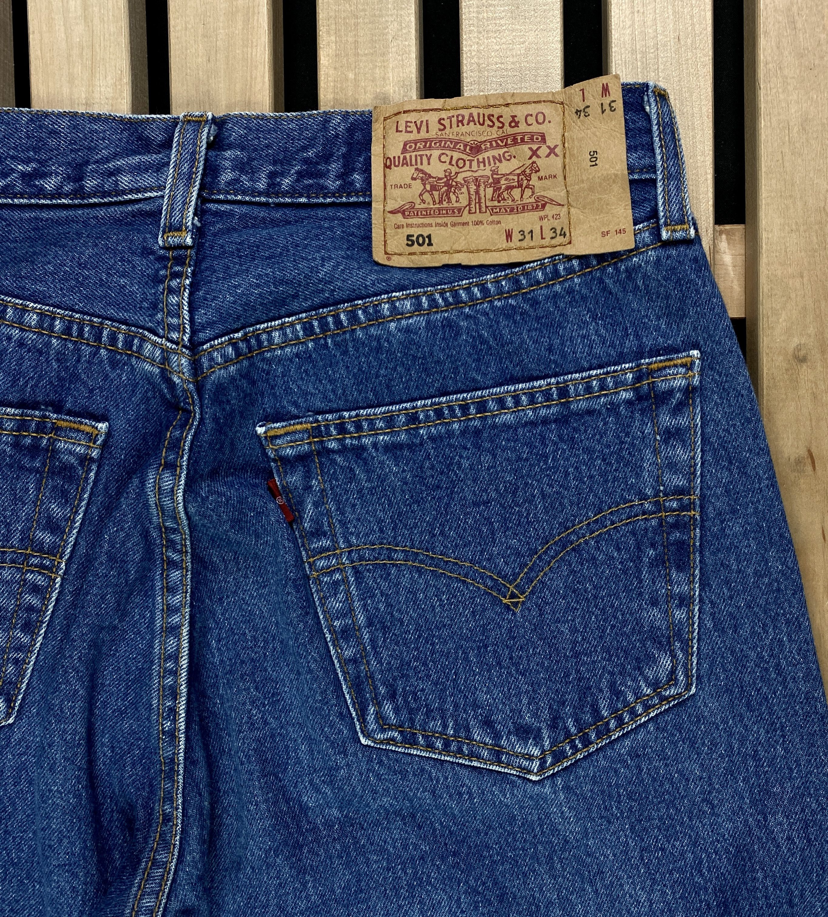 Levi's × Levi's Vintage Clothing × Vintage Mens Jeans Denim Levis 501 Vintage Size 31 Blue Size US 31 - 5 Thumbnail