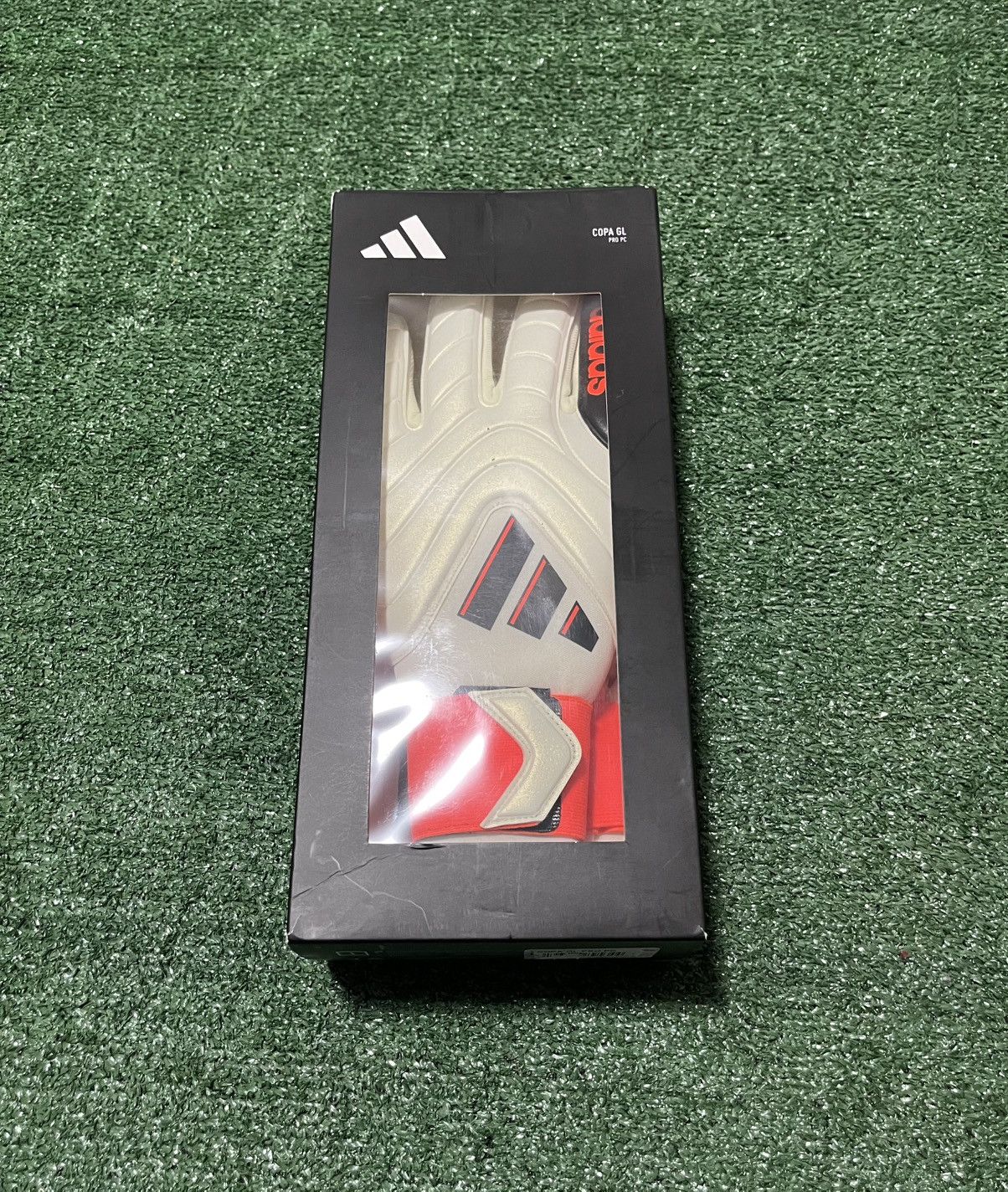 Adidas Adidas Copa GL Pro PC , Goalkeeper Gloves, Ivory/Solar Red Size ONE SIZE - 1 Thumbnail