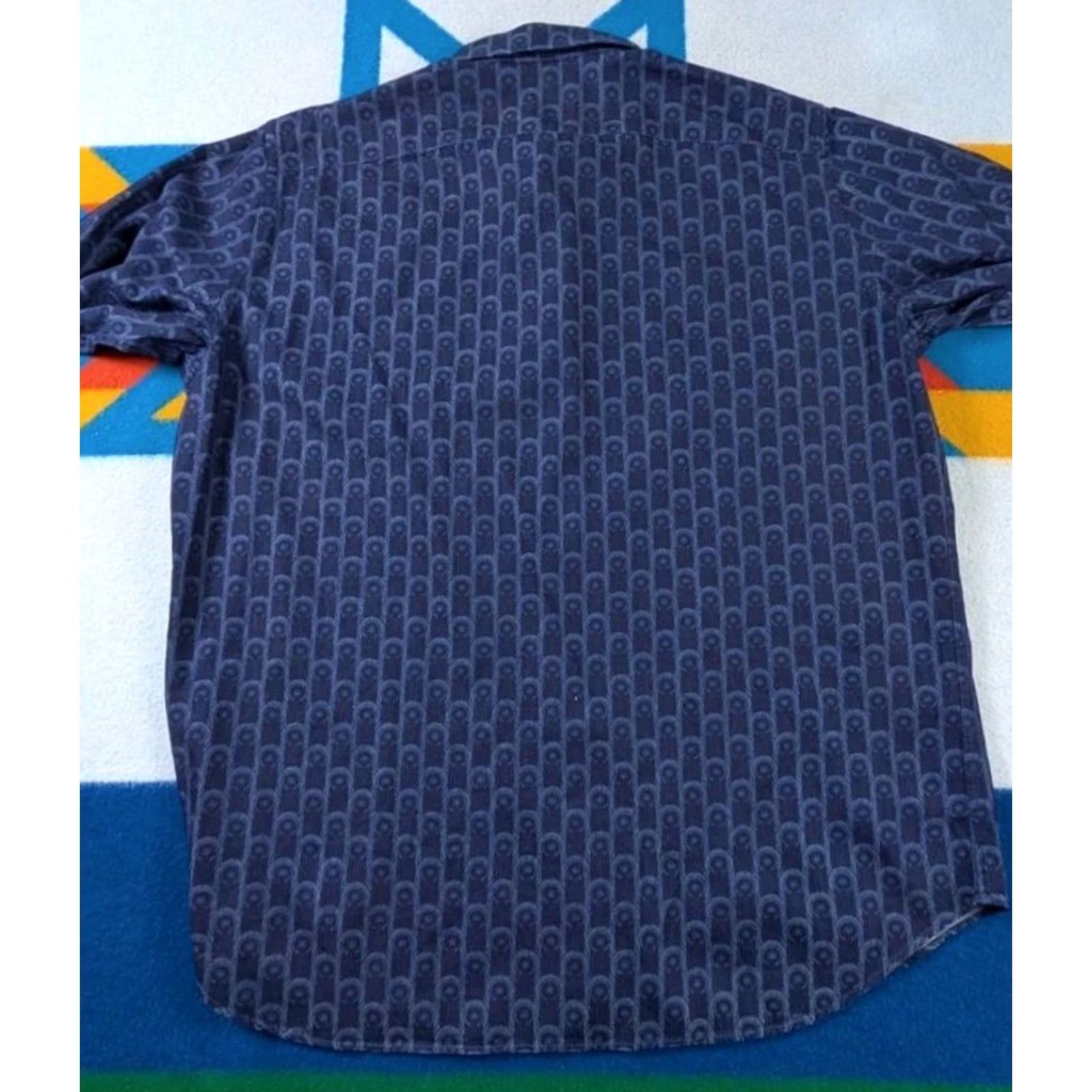 Canali Canali Button Down Shirt Long Sleeve Mr. Porter Pattern Italy Modern Fit 2XL Size US XXL / EU 58 / 5 - 3 Thumbnail