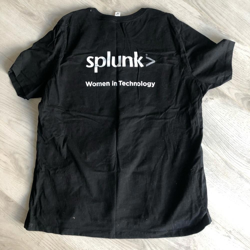 Designer Splunk IT Black Short Sleeve Shirt Size US XL / EU 56 / 4 - 3 Thumbnail