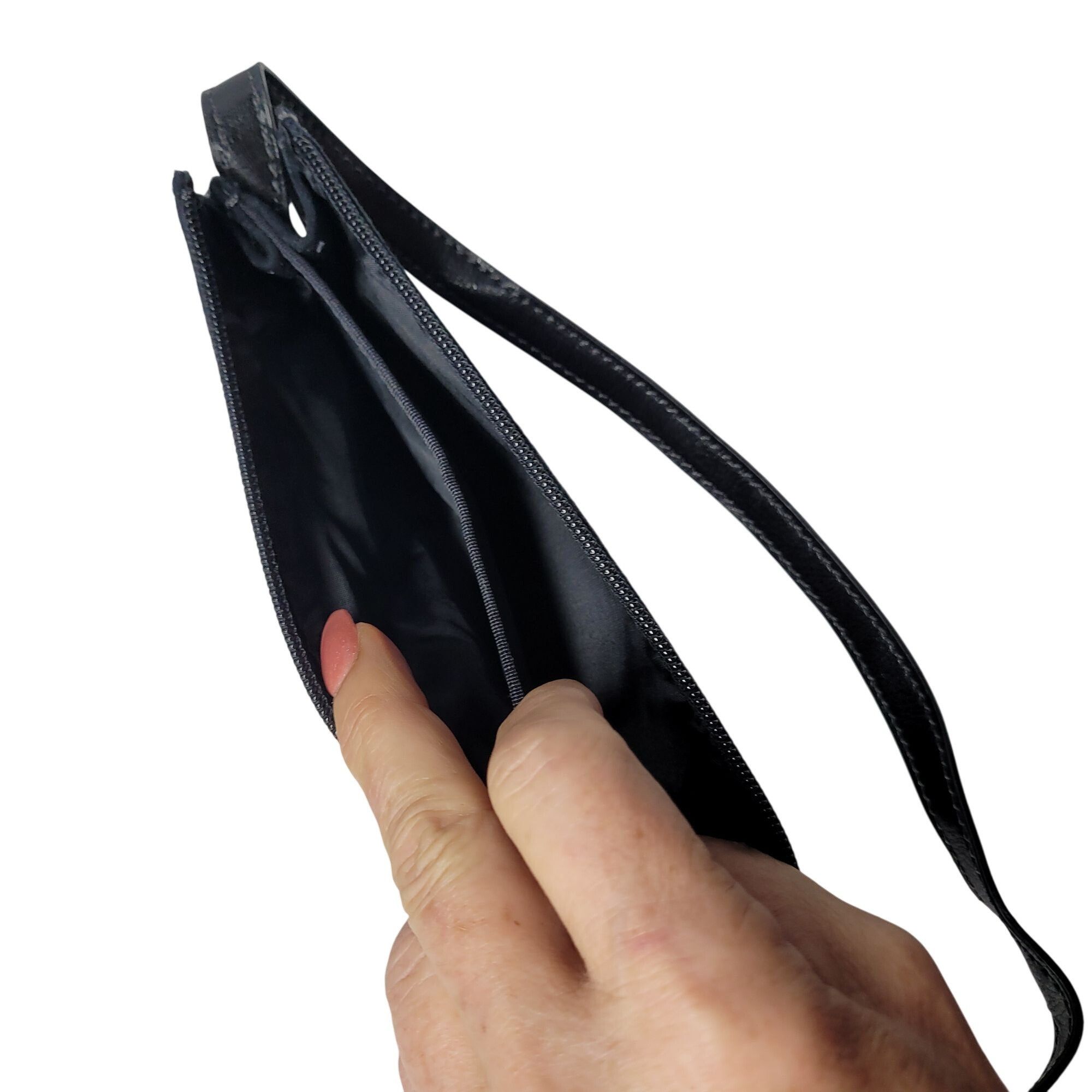 Kenneth Cole Kenneth Cole Black Suede Top Handle Tote & Mini Bag Wallet C Size ONE SIZE - 13 Thumbnail