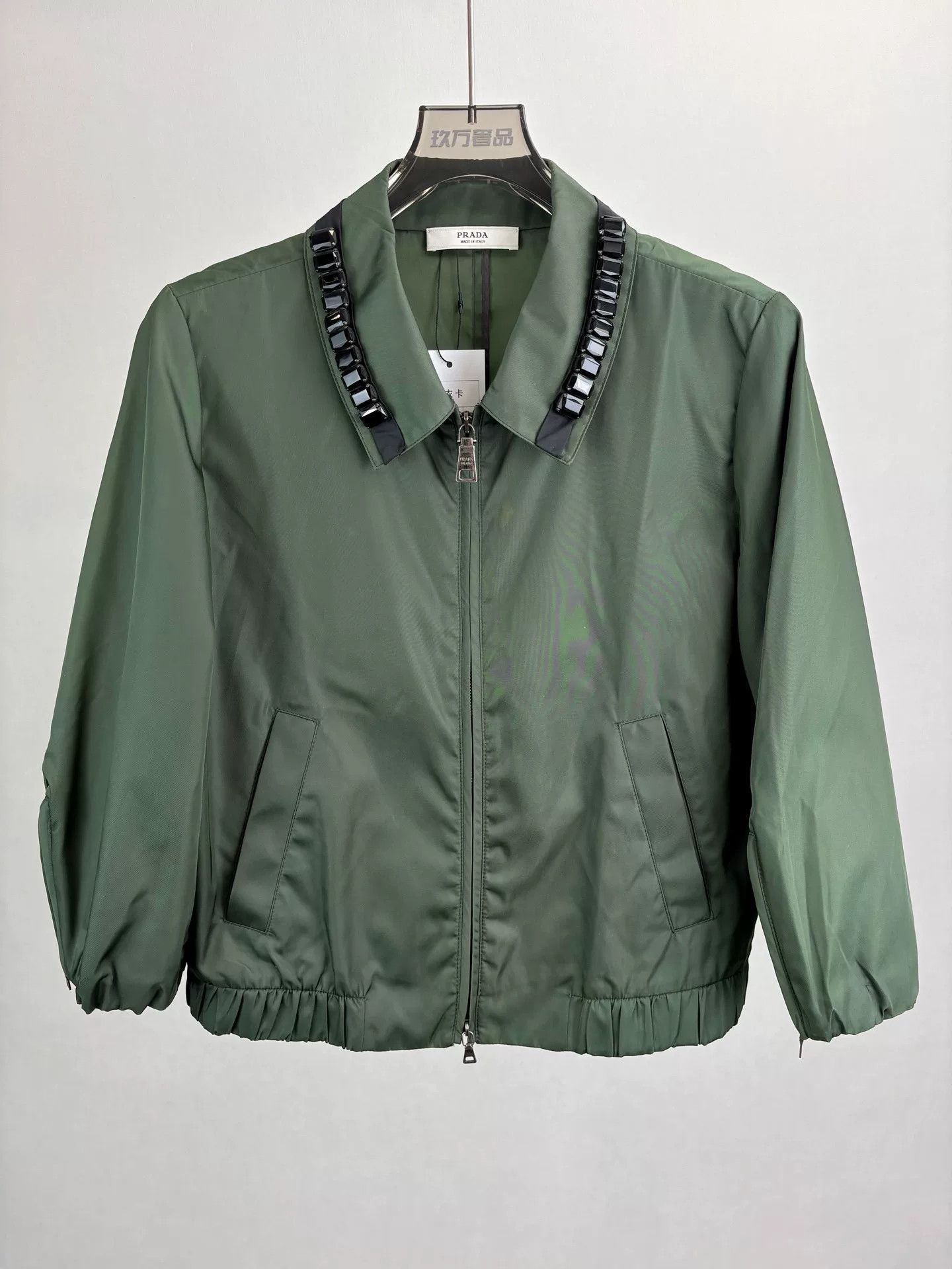 Prada Prada Embellished Nylon Jacket IT 40 Size S / US 4 / IT 40 - 1 Thumbnail