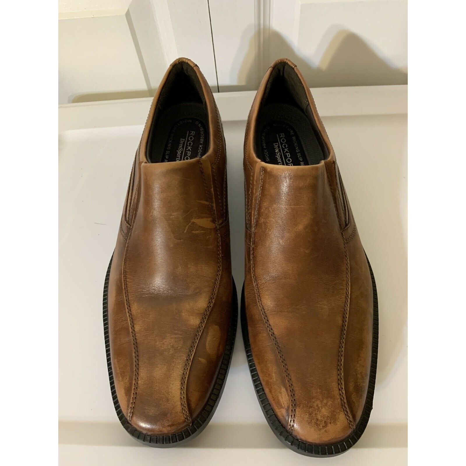 Rockport Rockport Men’s Sz 8 Dress-ports Business Brown Loafers Slip Size US 8 / EU 41 - 1 Thumbnail