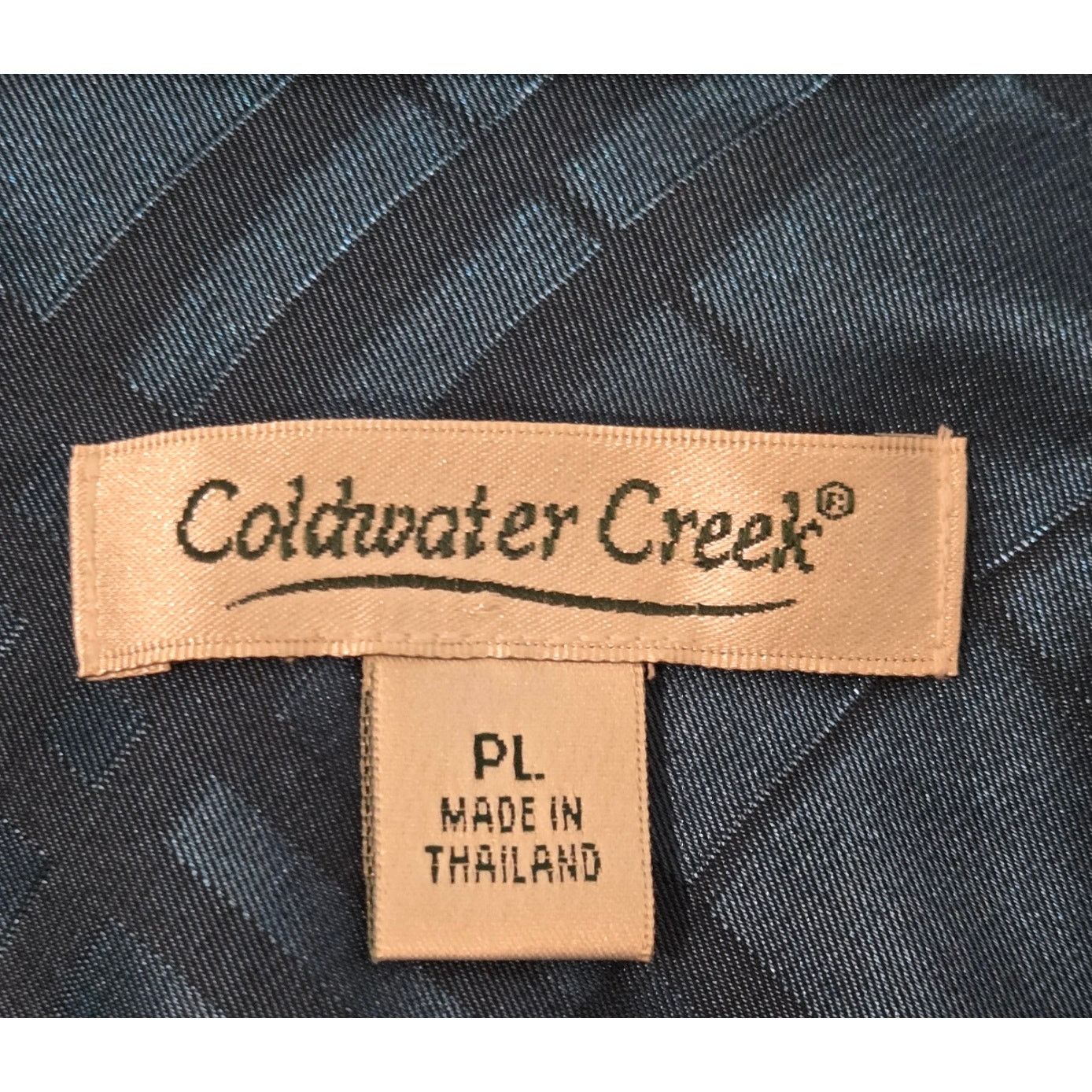 Other Coldwater Creek Green Blue Teal Full Zip Top PL Lightweight Size L / US 10 / IT 46 - 4 Thumbnail
