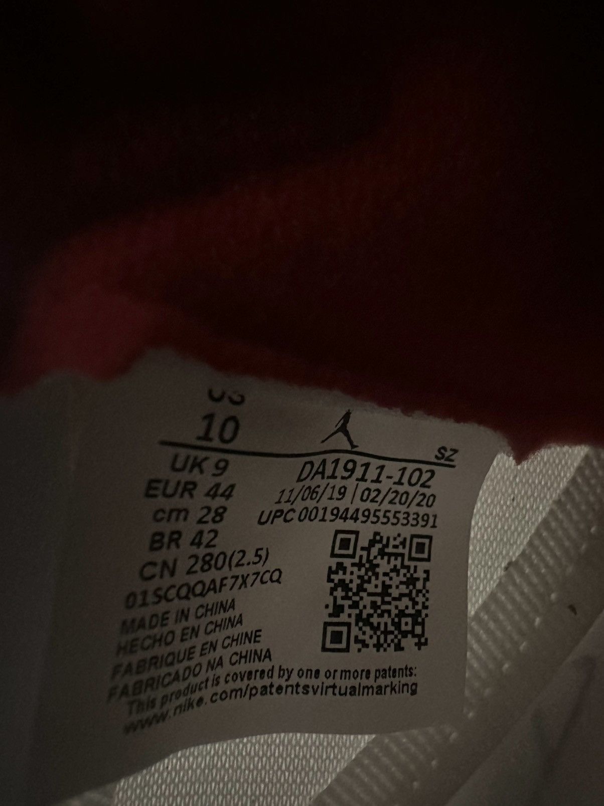 Jordan Brand Air Jordan 5 retro true white/fire red - black 2020 Size US 10 / EU 43 - 7 Thumbnail
