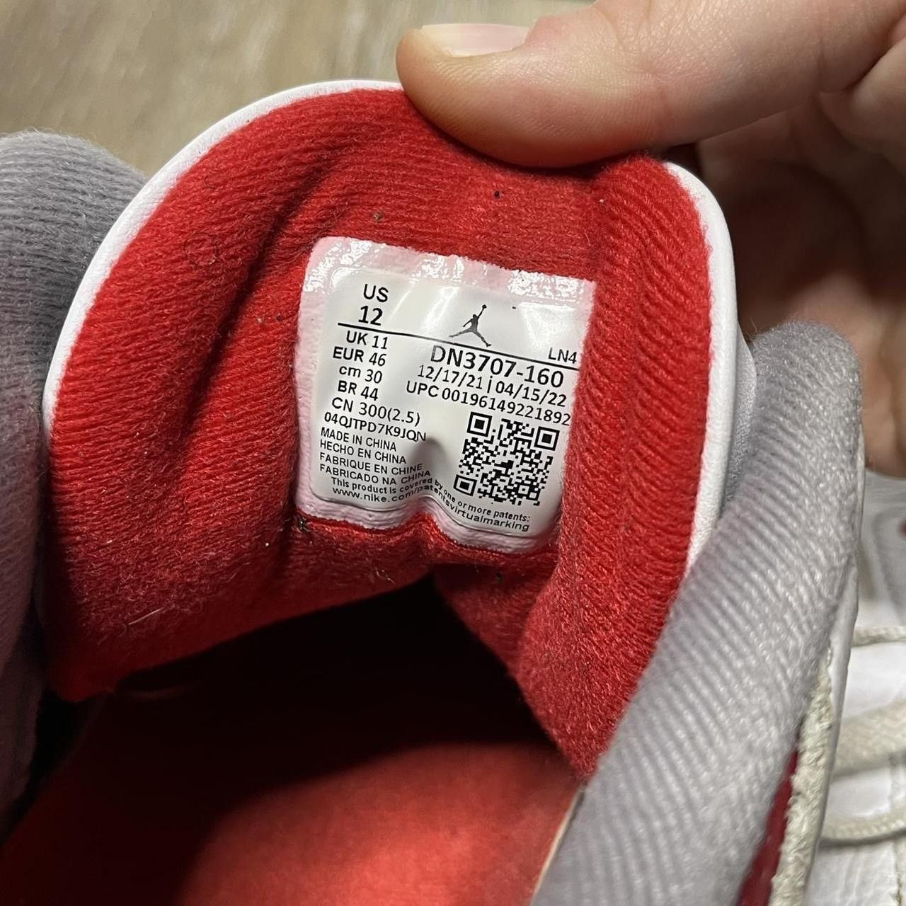 Jordan Brand × Vintage 2022 fire red 3 Size US 12 / EU 45 - 7 Thumbnail