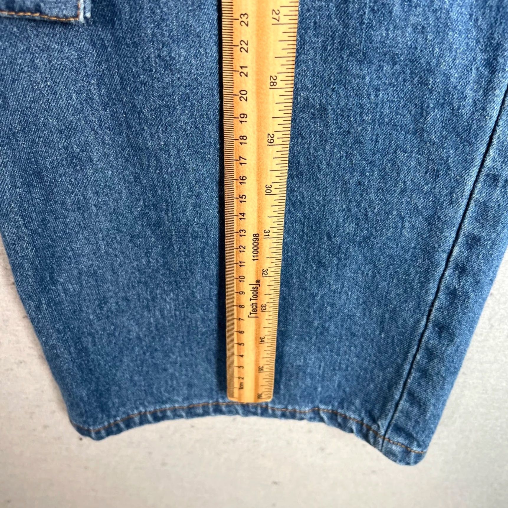 Denime Le Lis Jeans Large Womens High-Waisted Wide Leg Denim With Belt Size 36" / US 14 / IT 50 - 6 Thumbnail