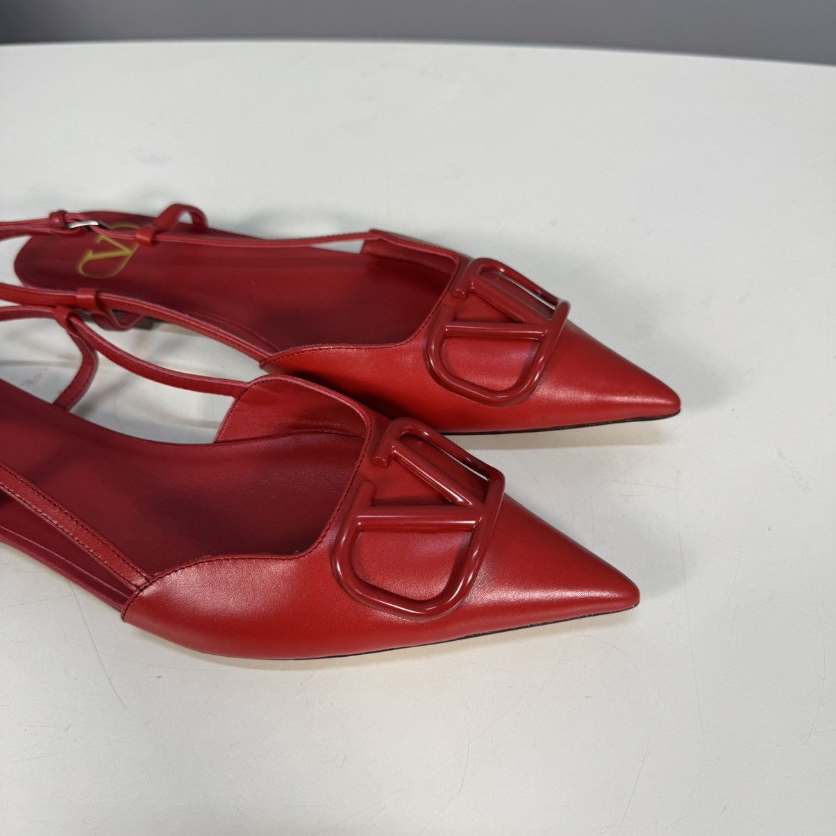 Valentino VALENTINO leather sandals red 40 Size US 10 / IT 40 - 4 Thumbnail