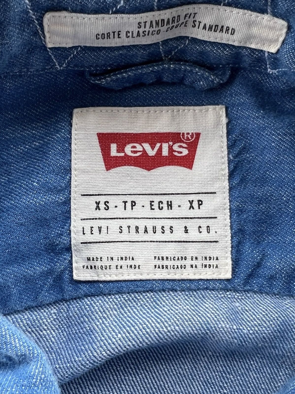 Levi's × Levi's Made & Crafted × Levi's Vintage Clothing 🔥Levi's Amerca’s Finest Overall Big Logo Western Shirt Denim Size US XS / EU 42 / 0 - 10 Thumbnail