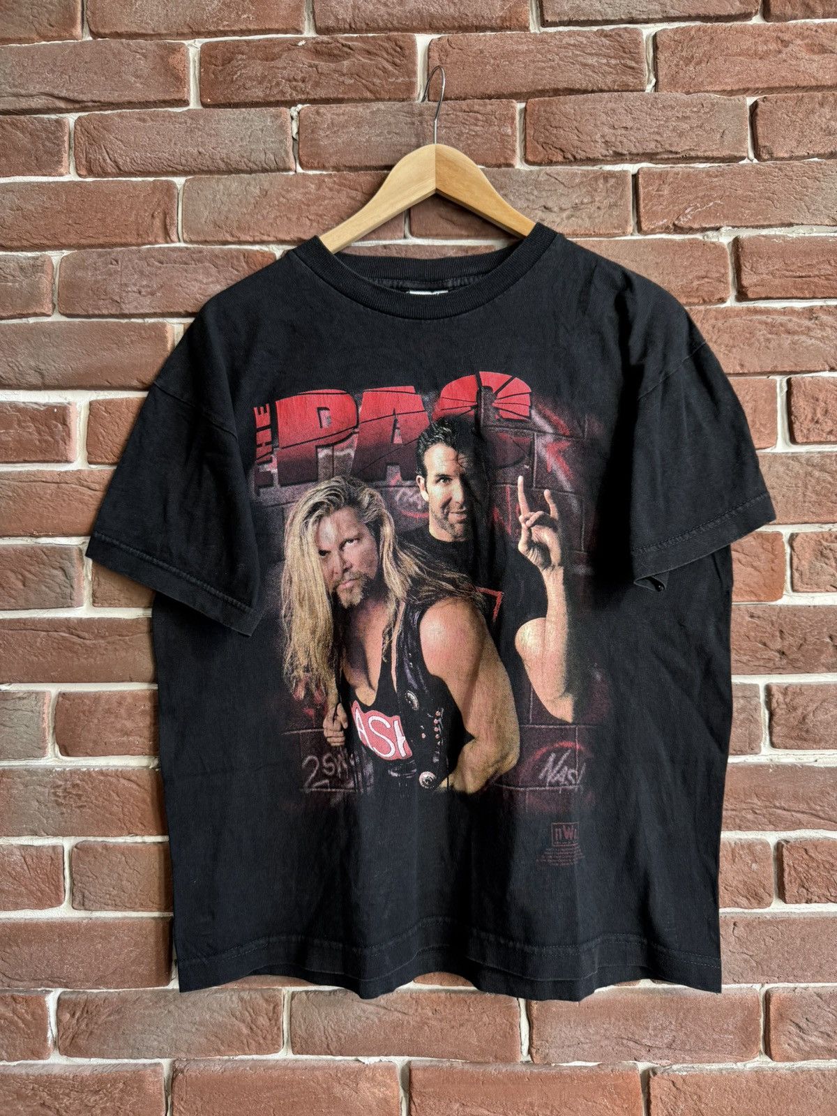 Vintage Vintage 1998 NWO Kevin Nash and Scott Hall “the pac” tee Size US M / EU 48-50 / 2 - 1 Thumbnail