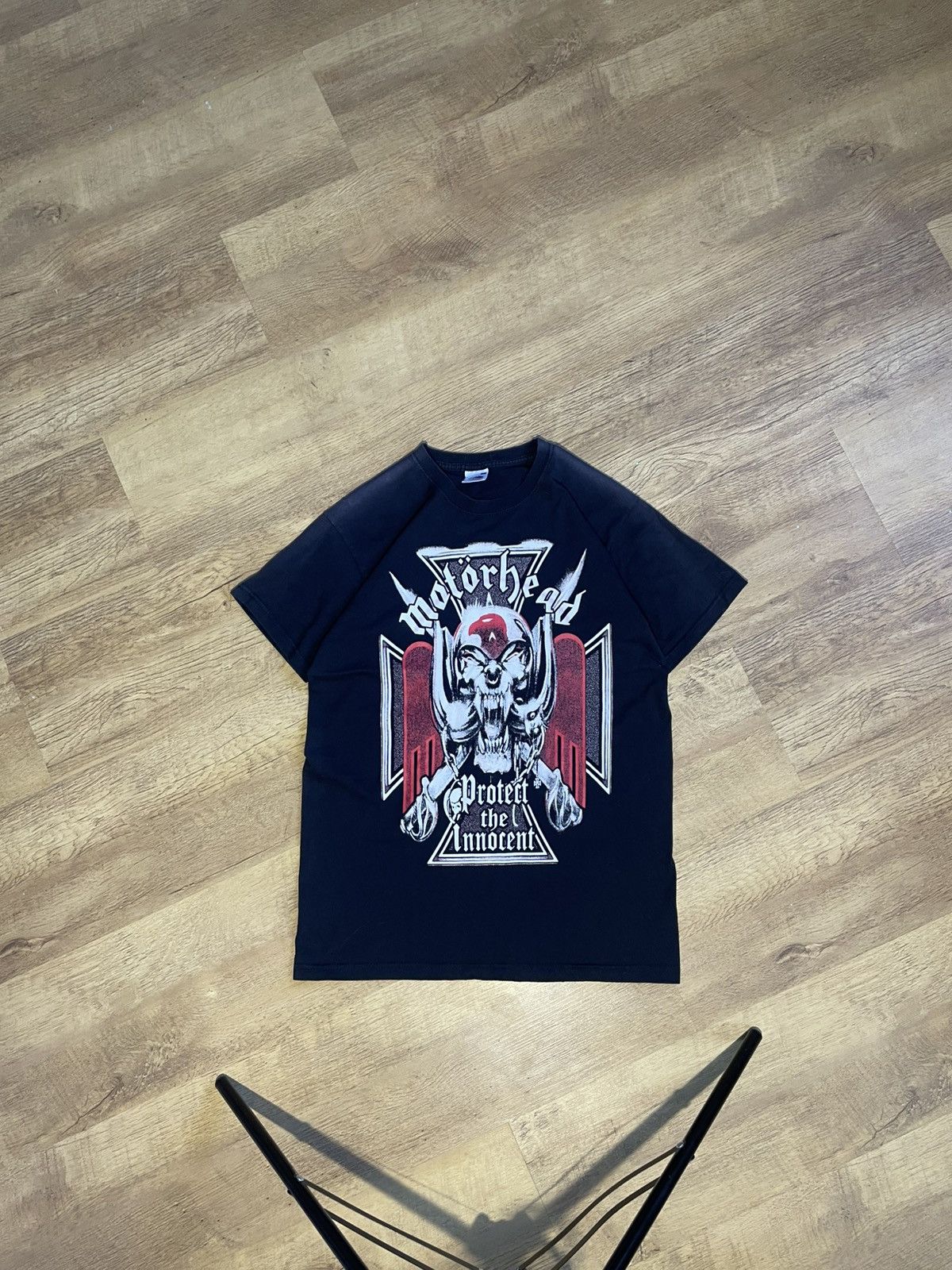 Le Grande Bleu (L.G.B.) Vintage Motor Head Protect to Innocent Big Logo Angry Tee Size US S / EU 44-46 / 1 - 1 Thumbnail