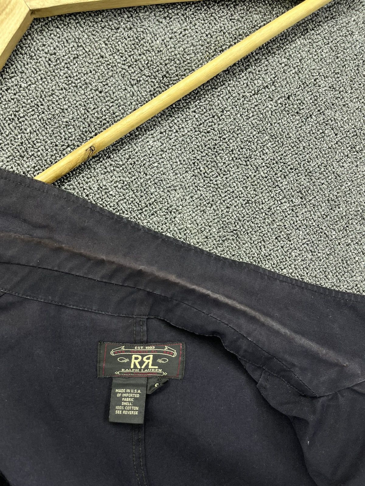 RRL Ralph Lauren Vintage Double RRL Ralph Lauren Cotton Coat Jacket Size US S / EU 44-46 / 1 - 16 Thumbnail