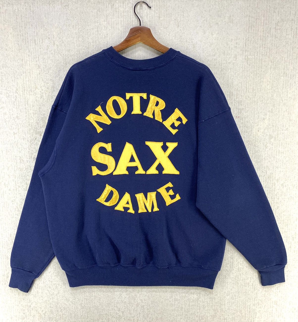 Vintage Vintage Notre Sax Dame Musician Sweatshirt Crewneck Size US XL / EU 56 / 4 - 7 Thumbnail