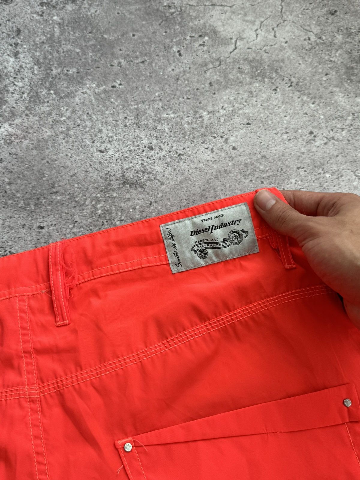 Diesel × Vintage Vintage Diesel orange beachwear nylon short Size US 32 / EU 48 - 11 Thumbnail