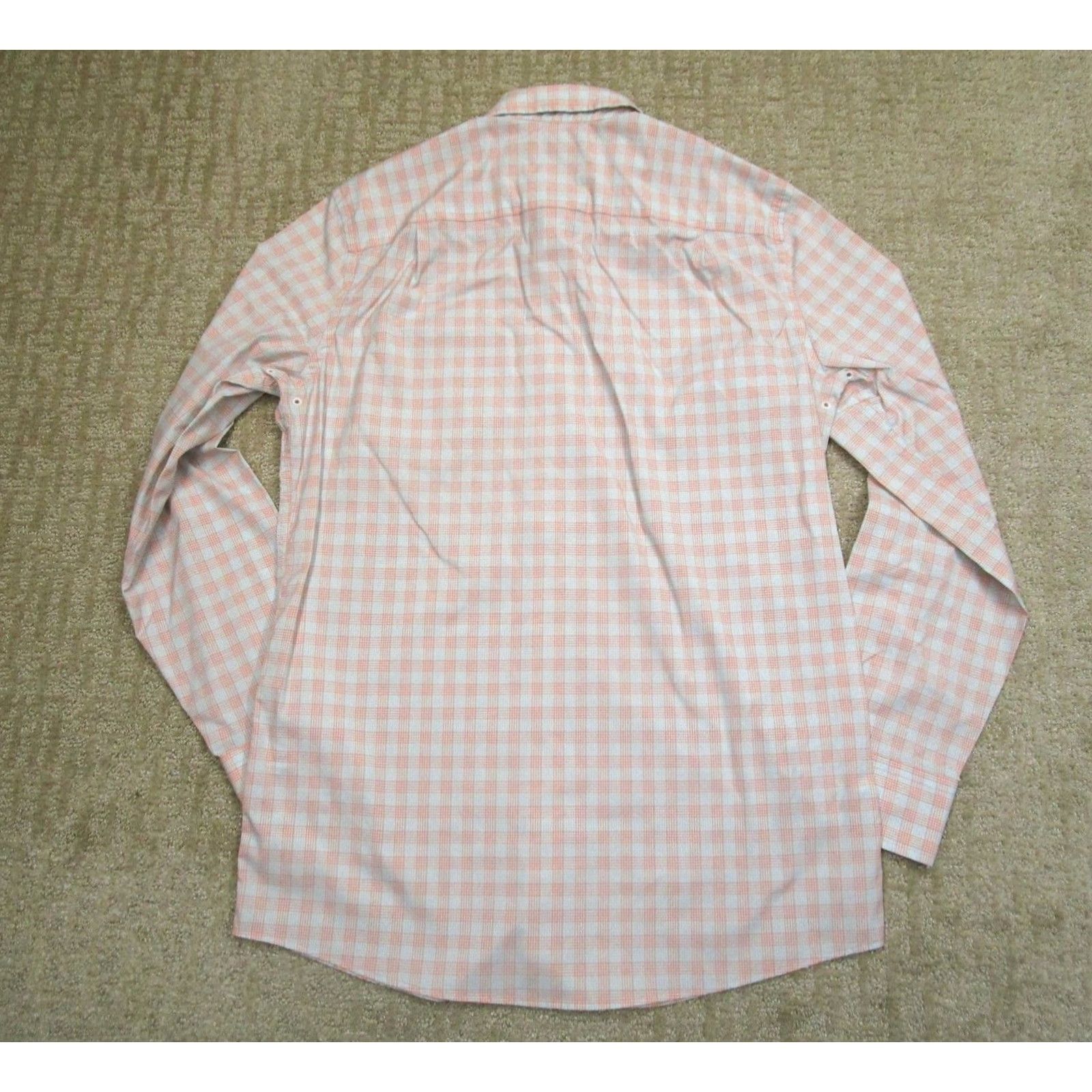 Southern Tide Southern Tide Shirt Men S Pink Check Performance Long Sleeve Button-Up Collared NYLON Spandex Embroidered Classic Preppy Size US S / EU 44-46 / 1 - 3 Thumbnail