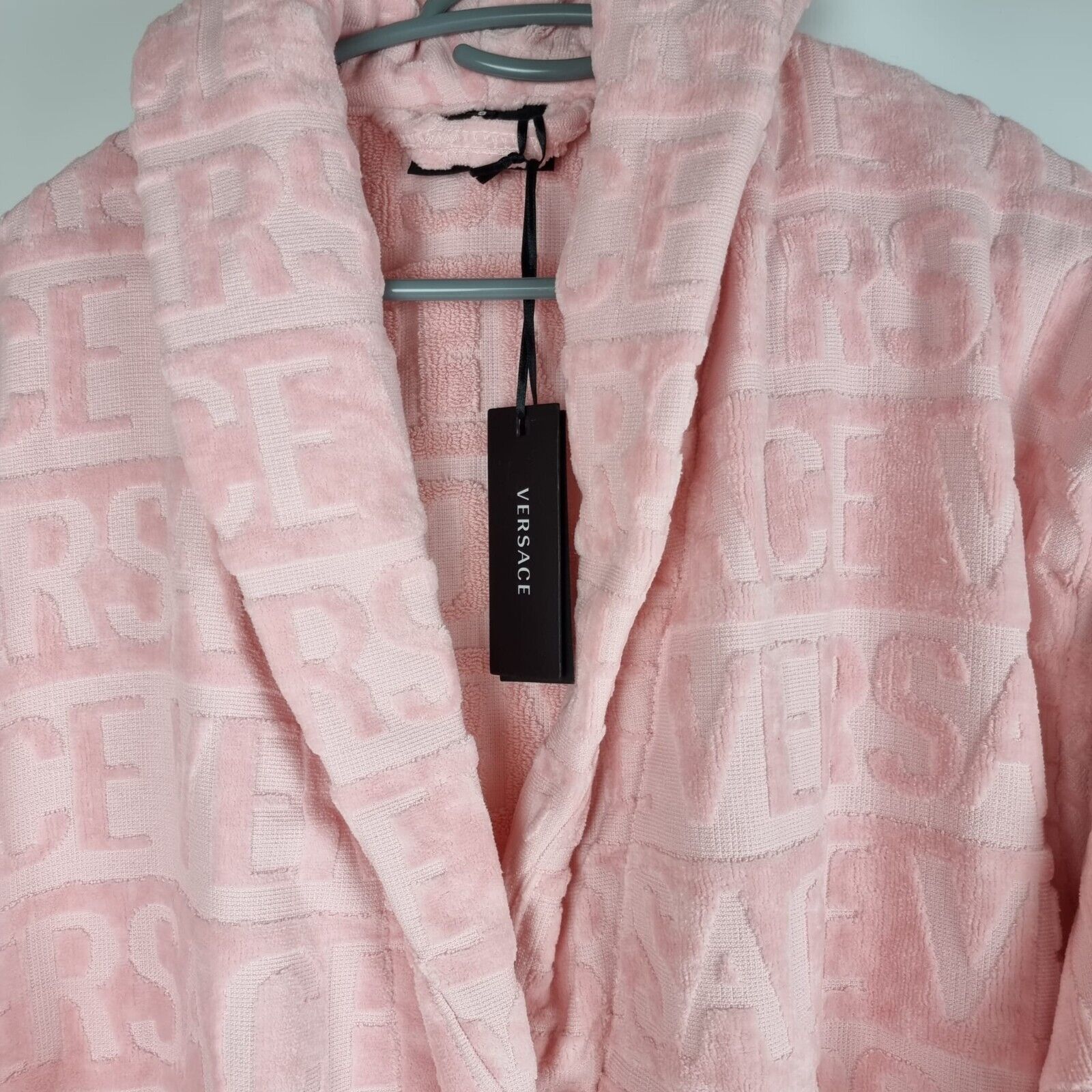 Versace Versace Baroque Print Light Pink Long Bathrobe New M Size US M / EU 48-50 / 2 - 6 Thumbnail