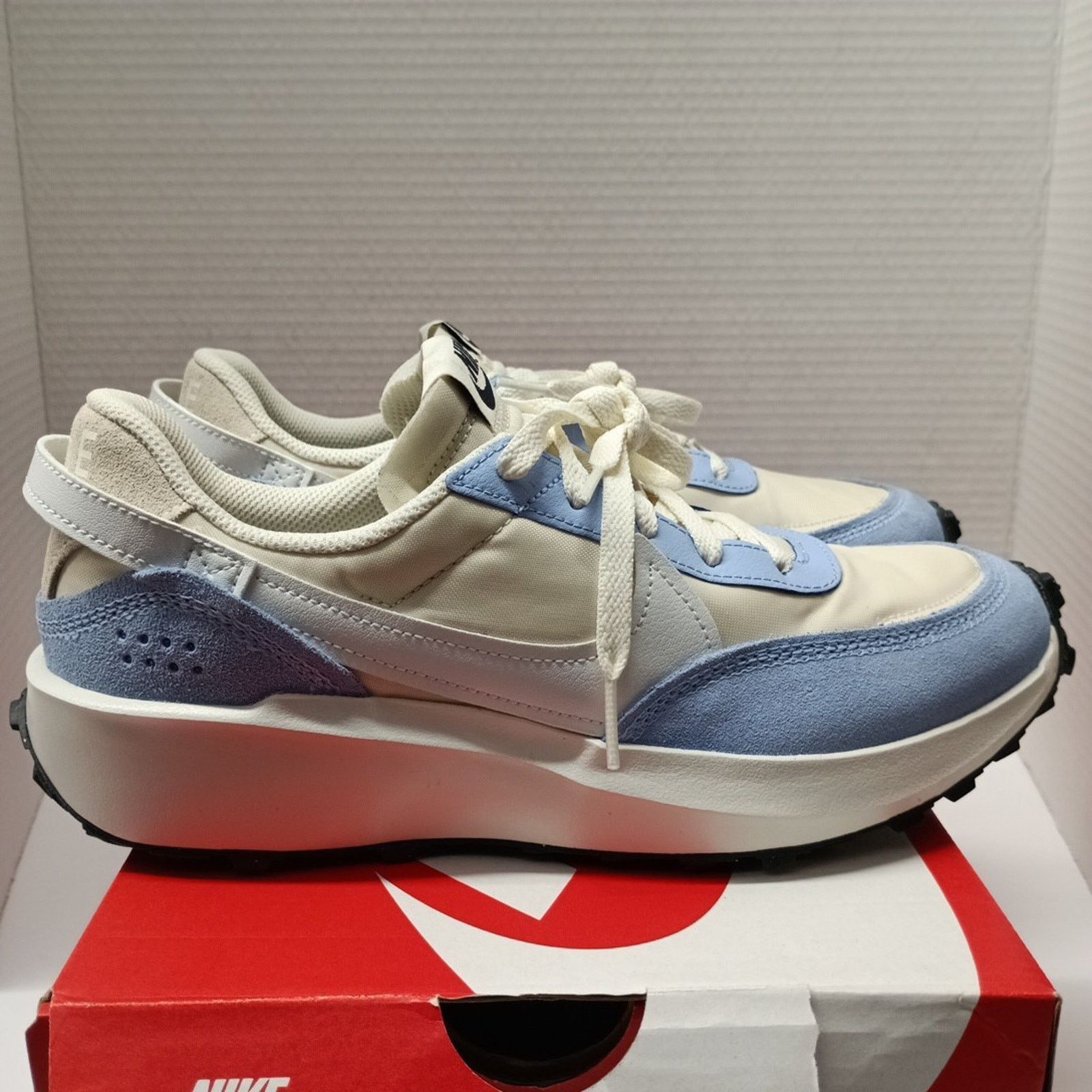 Nike Nike Waffle Debut Women's Size 9 Soft Pearl White Blue Size US 9 / IT 39 - 1 Thumbnail