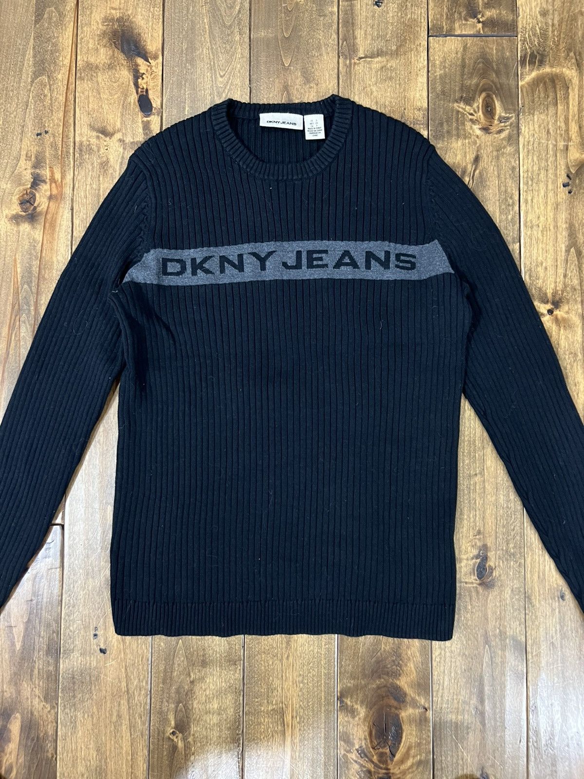DKNY DKNY Heavy-cotton Ribbed Sweater Size US S / EU 44-46 / 1 - 3 Thumbnail