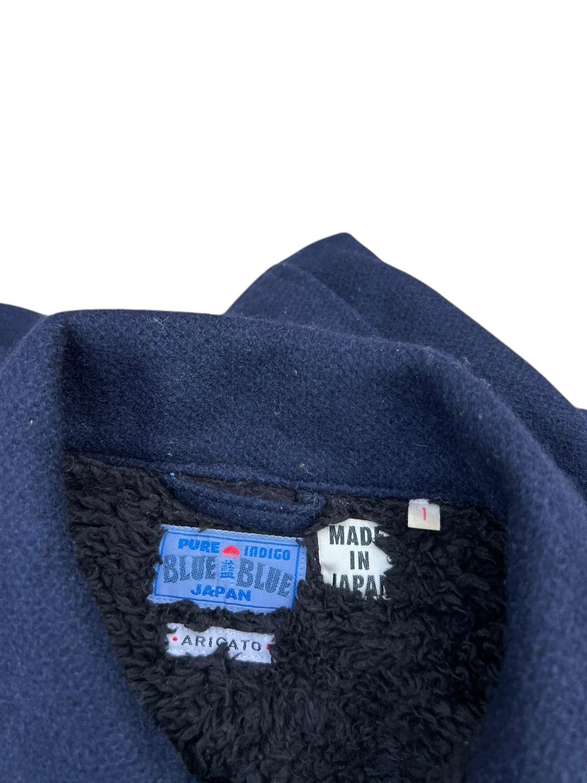 Blue Blue Japan Blue Blue Japan Arigato Waxed Shoulder Indigo Wool Jacket Size US S / EU 44-46 / 1 - 19 Thumbnail