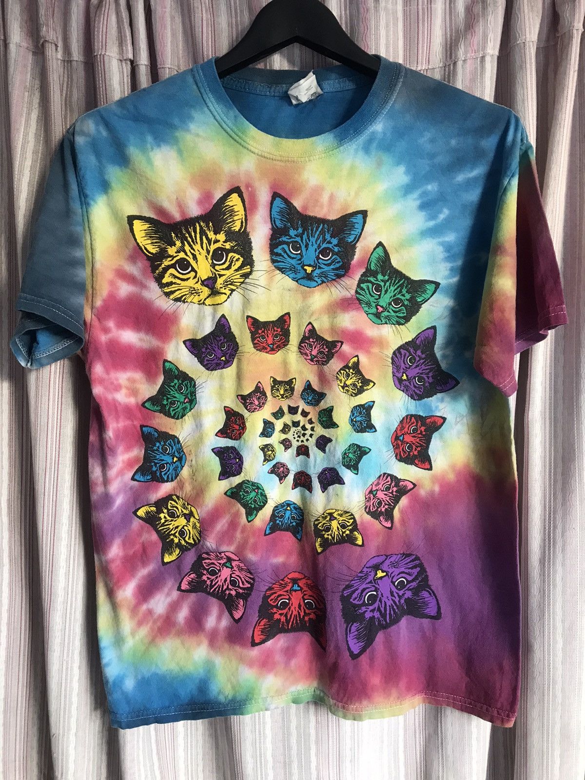 Other Psychedelic Cat Tie Dye shirt Size US M / EU 48-50 / 2 - 1 Thumbnail