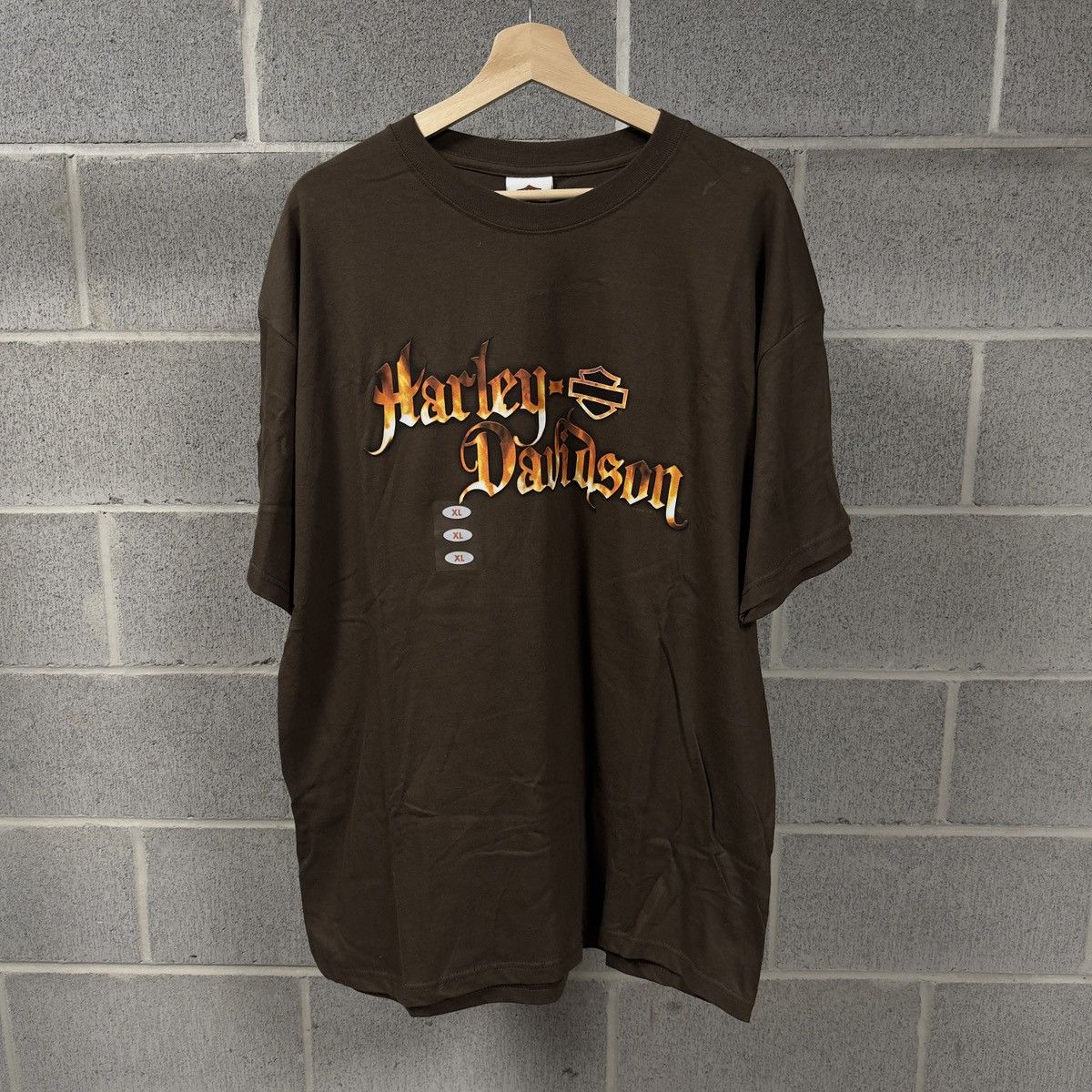 Harley Davidson Harley Davidson Flame Shirt ERD Grunge Chrome Biker WCC Size US XL / EU 56 / 4 - 1 Thumbnail