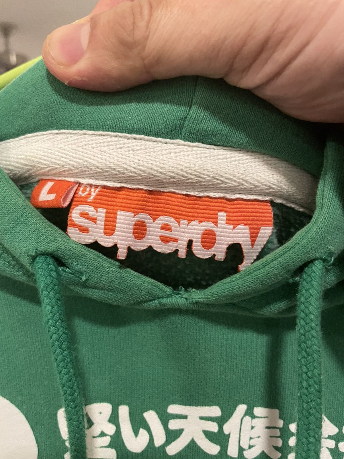Superdry Superdry Green Hoodie Super Dry Sonics Graphic Pullover Size US L / EU 52-54 / 3 - 2 Thumbnail