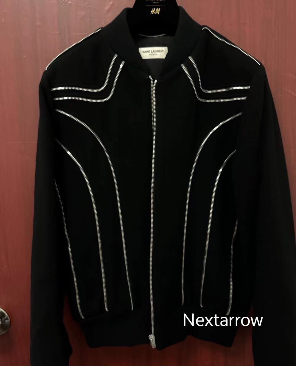 Saint Laurent Paris × Yves Saint Laurent Saint Laurent SLP YSL Zipper Jacket2412-Nextarrow Size US S / EU 44-46 / 1 - 1 Thumbnail
