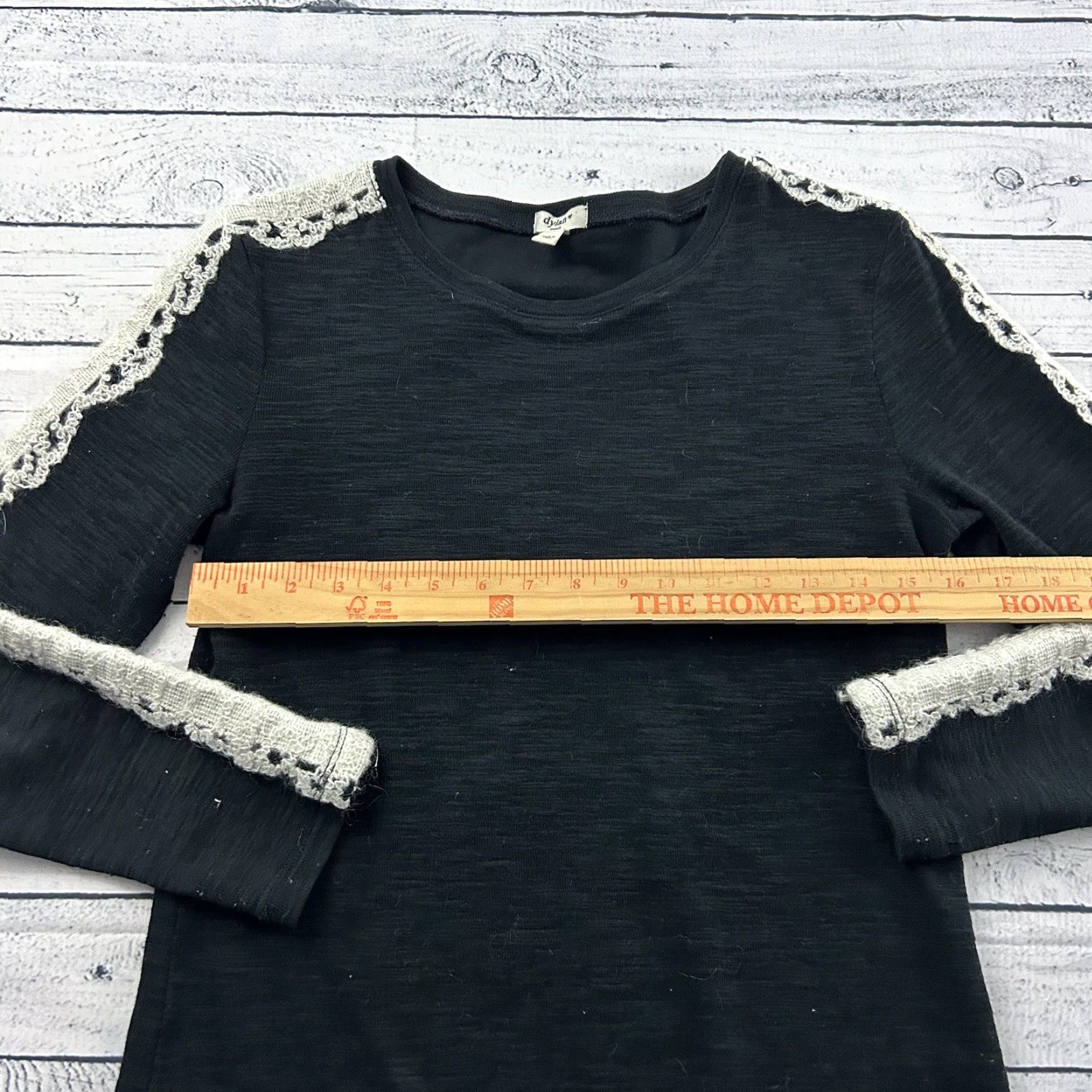 Vintage Dylan Long Sleeve Sweater Women's Small Black Size S / US 4 / IT 40 - 4 Thumbnail