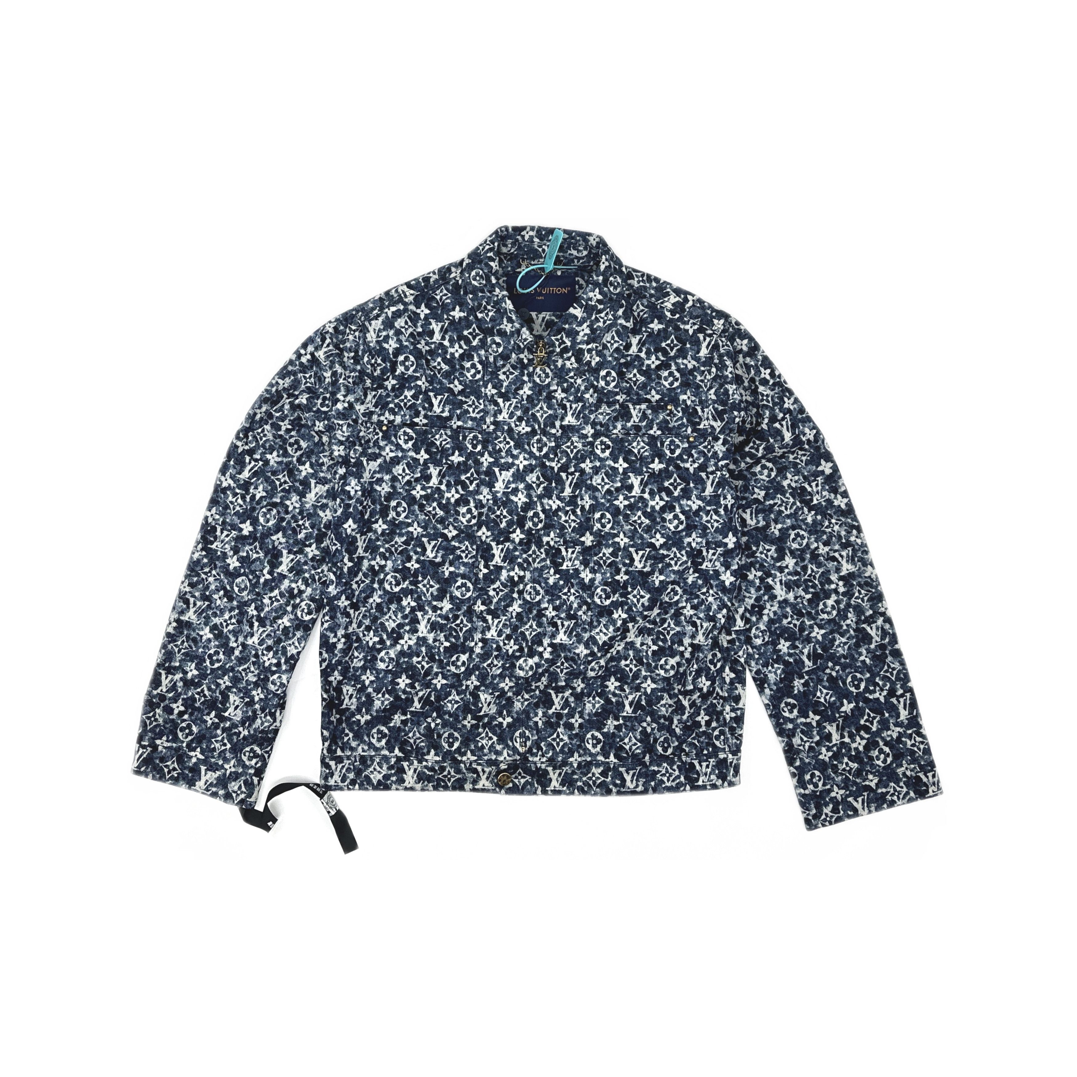 Louis Vuitton Louis Vuitton Floral Denim Jacket Size 52 | Grailed