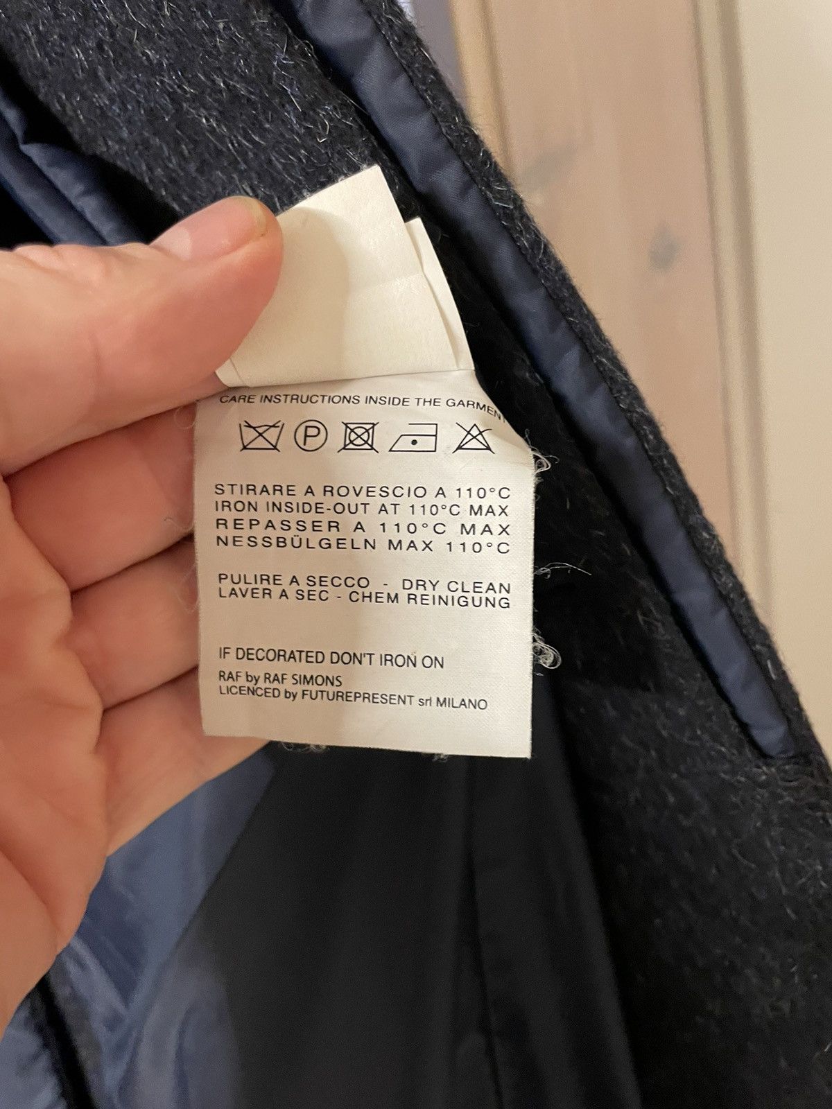 Raf by Raf Simons Mohair and wool coat by RAF Size US M / EU 48-50 / 2 - 7 Thumbnail