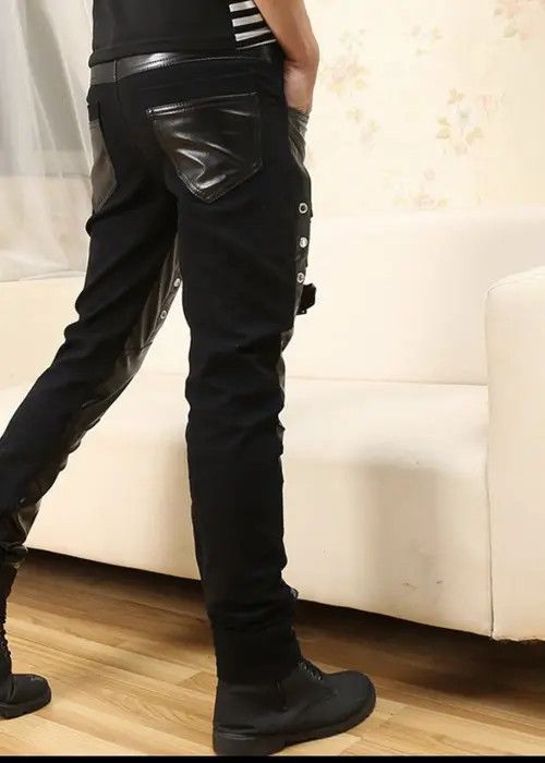 Jean Leather pants skinny Size US 30 / EU 46 - 3 Thumbnail