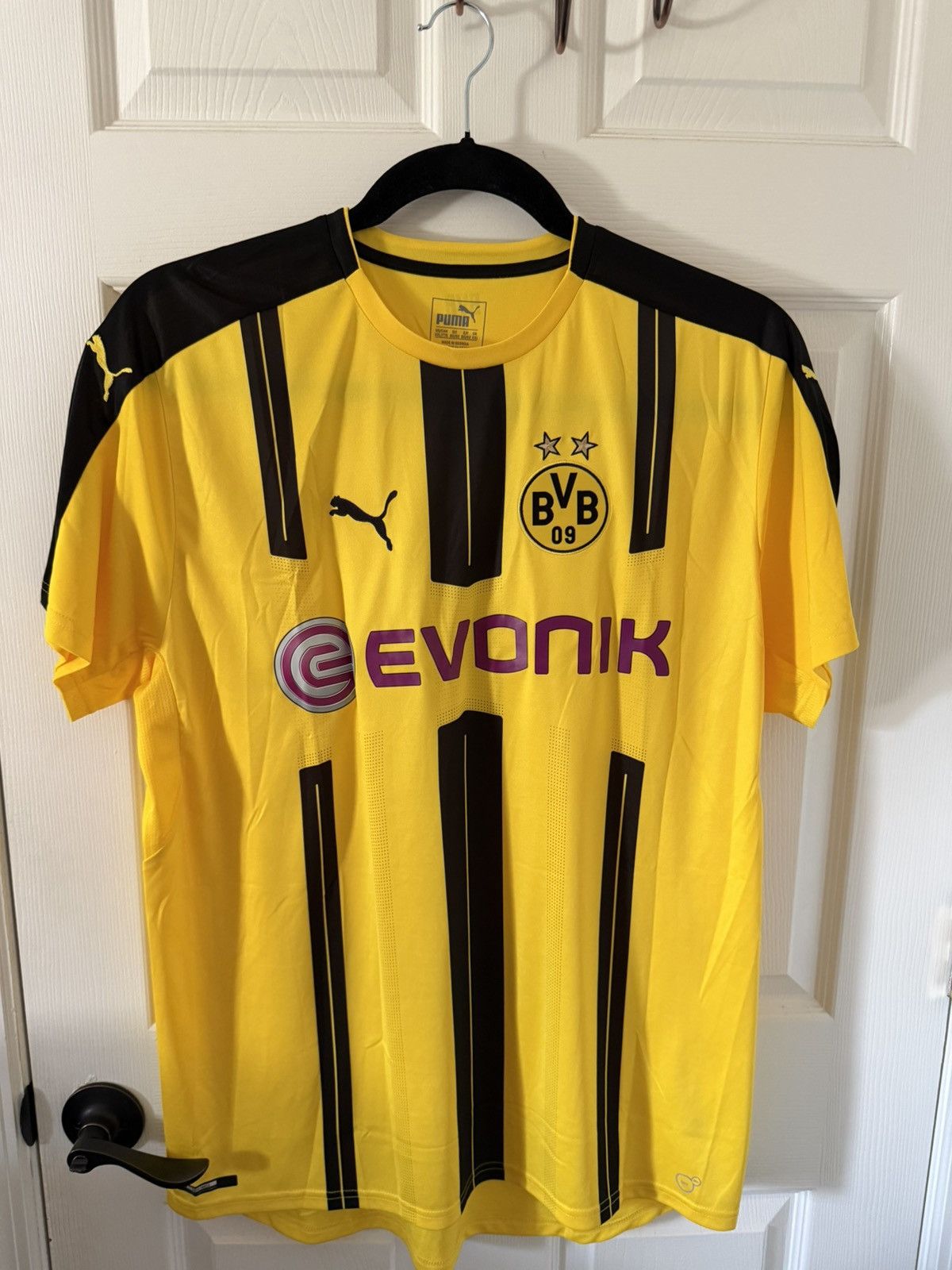 Puma Reus 16/17 BVB Home Shirt Size US XXL / EU 58 / 5 - 2 Thumbnail