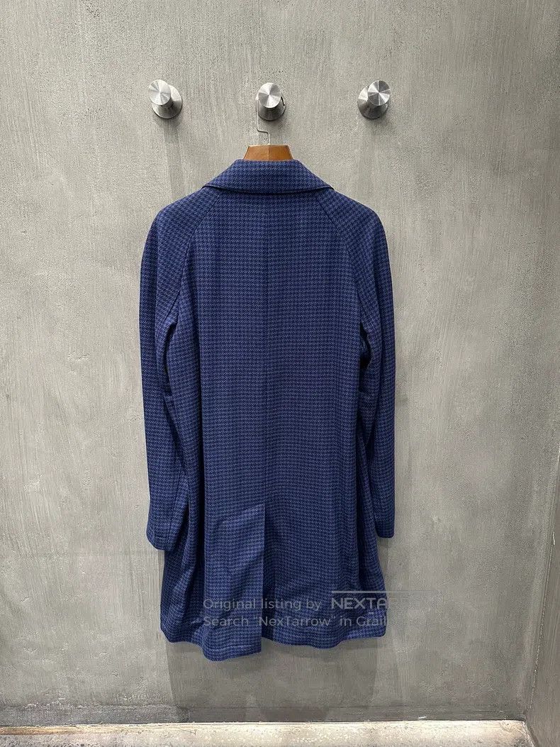 Loro Piana LORO PIANA Blue Plaid Trench Coat Size US M / EU 48-50 / 2 - 3 Thumbnail