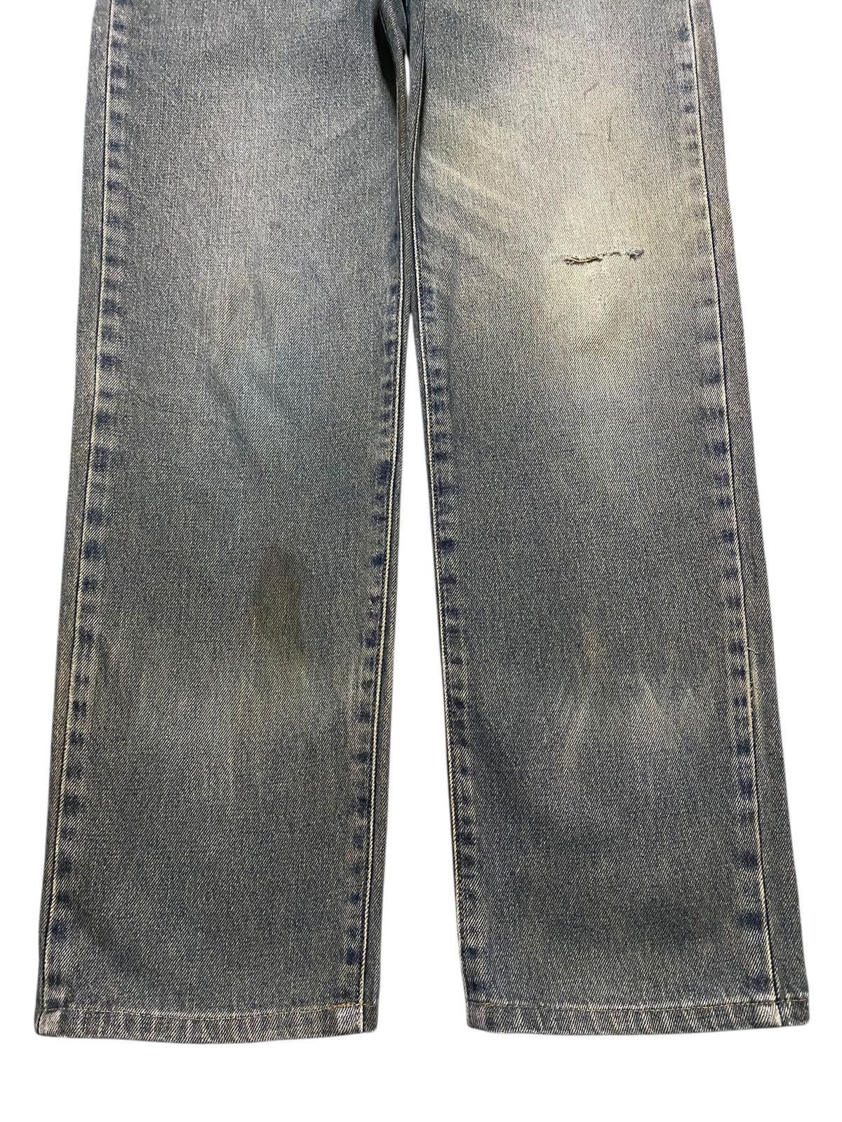Japanese Brand Vintage Edwin E603R Japan Mud Wash Distressed Loose Jeans Size US 30 / EU 46 - 5 Thumbnail