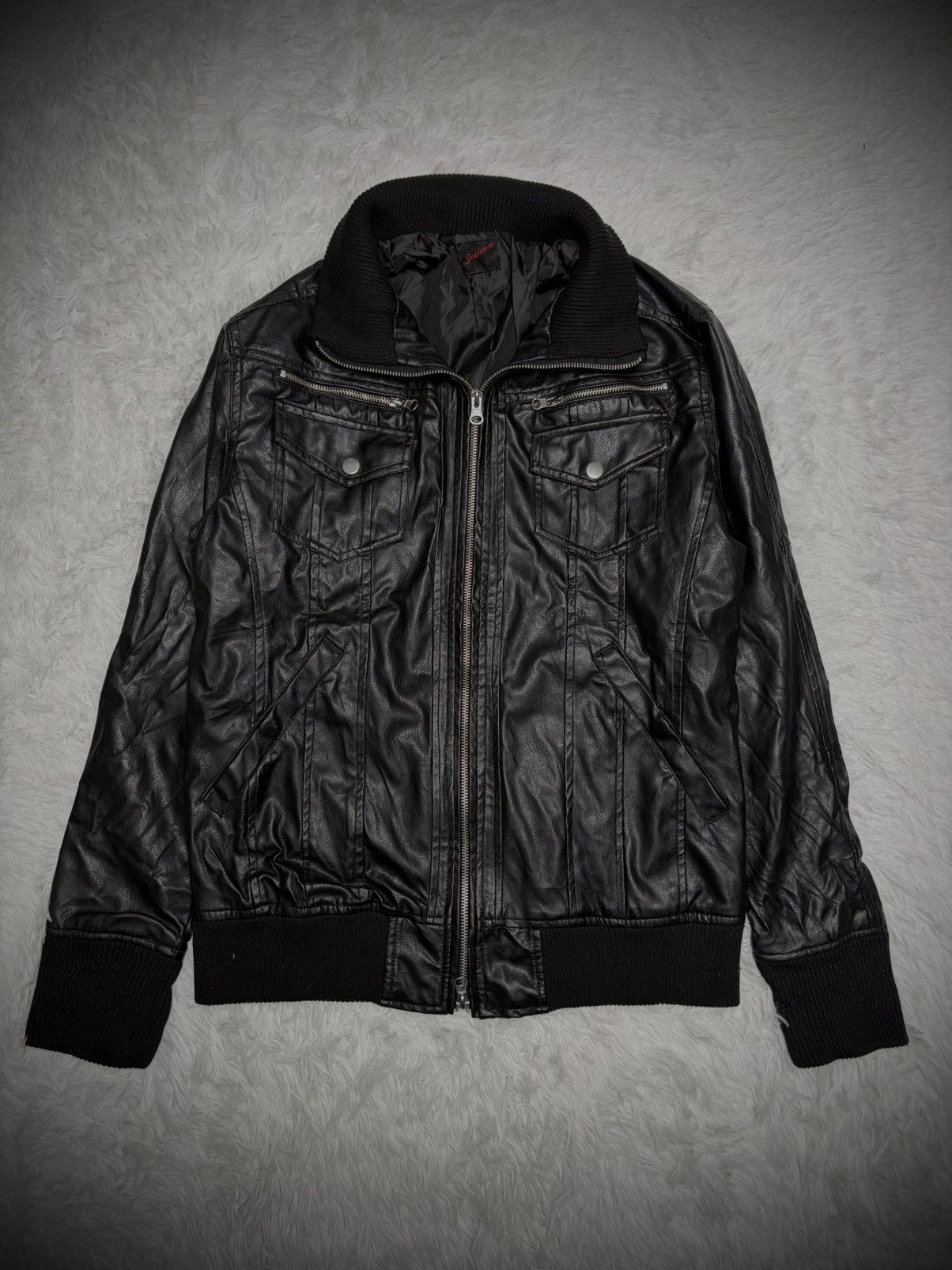 JACKROSE 2000s Jackrose vkei biker leather jacket Size US L / EU 52-54 / 3 - 1 Thumbnail
