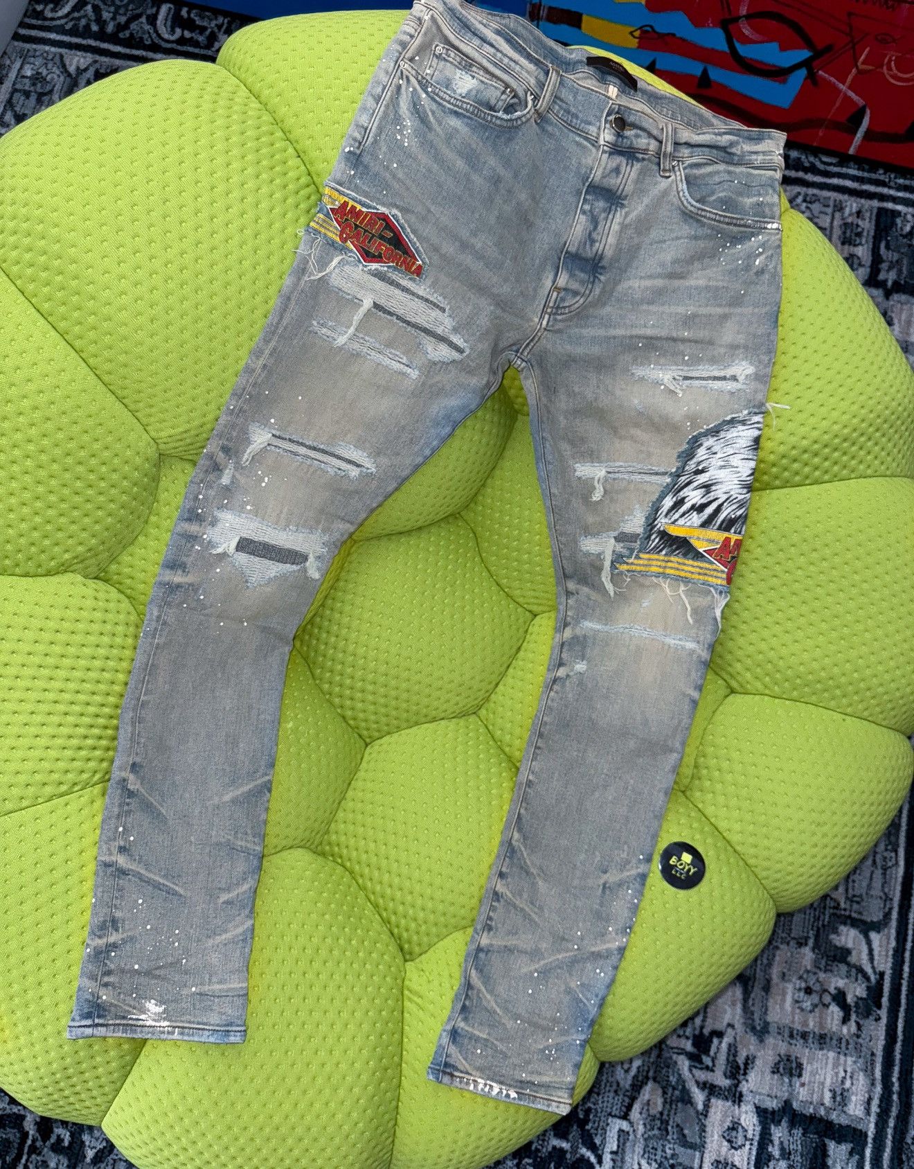 Amiri Amiri cement thrasher jeans Size US 34 / EU 50 - 1 Thumbnail
