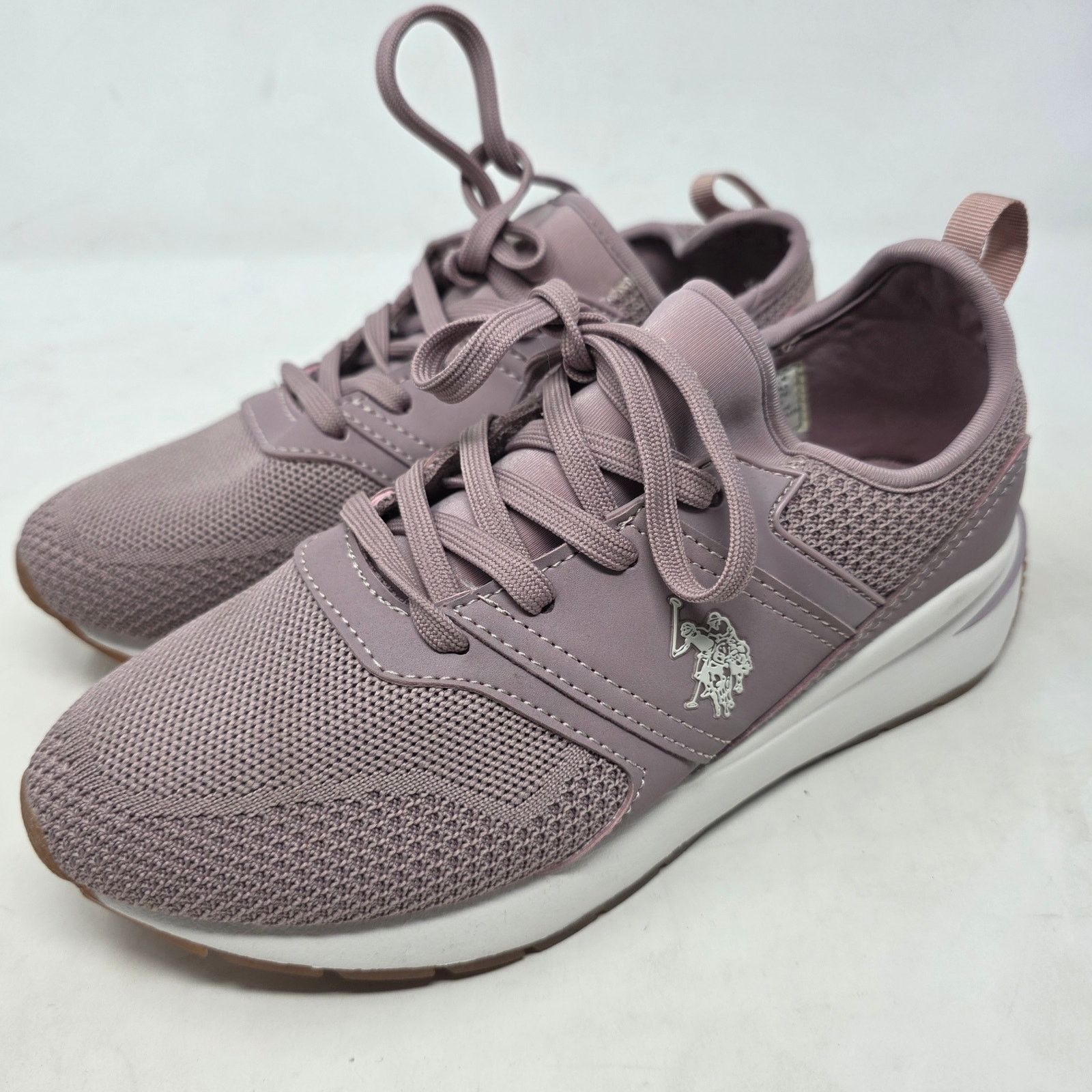 U.S. Polo Assn. U.S. Polo Assn. Charge Knit Sneakers Mauve Pink Size 7.5 Size US 7.5 / IT 37.5 - 1 Thumbnail
