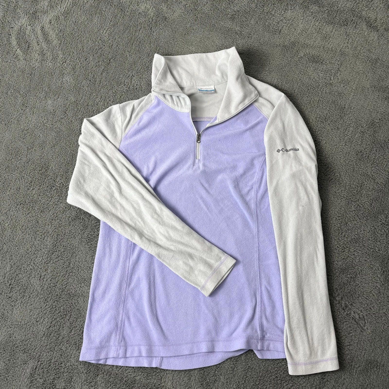 Columbia Kid’s Columbia Fleece - Purple/White - Size XL Size XL / US 12-14 / IT 48-50 - 1 Thumbnail
