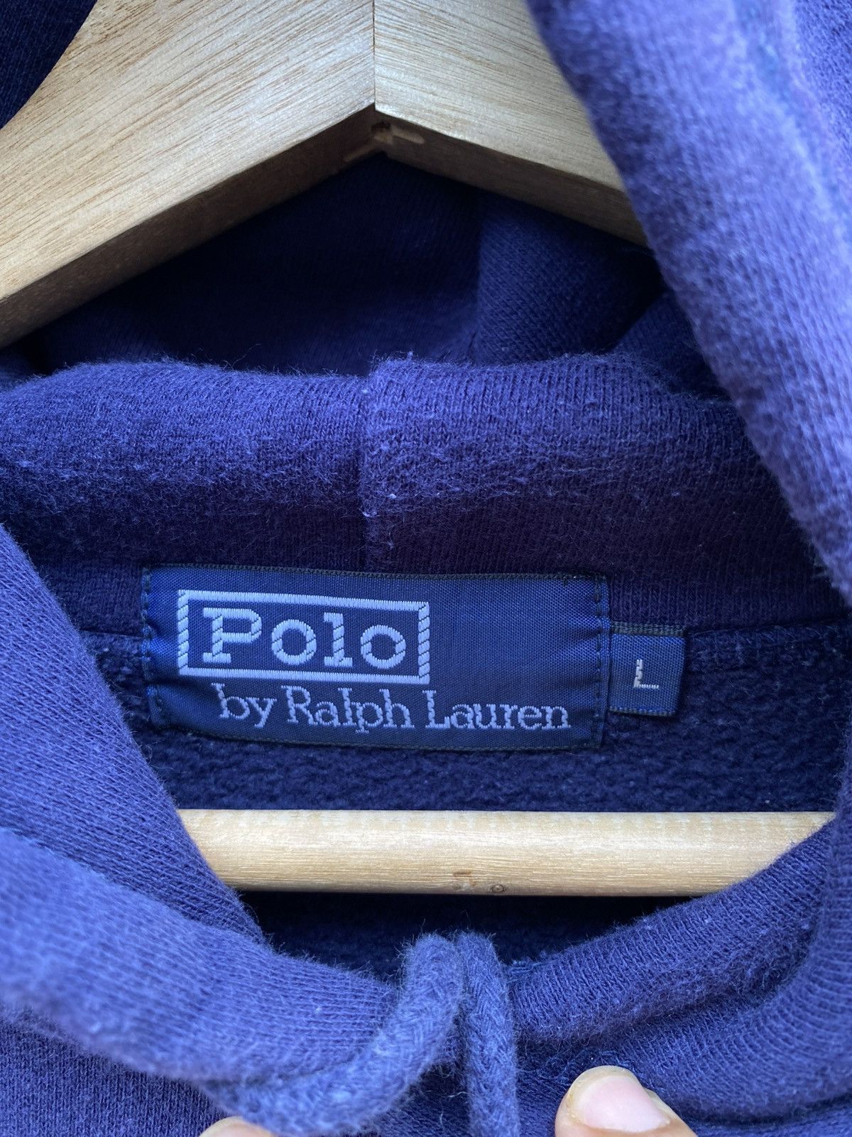 Polo Ralph Lauren OG 90s POLO RALPH LAUREN “K-Swiss” Center Logo Hoodie Size US L / EU 52-54 / 3 - 4 Thumbnail