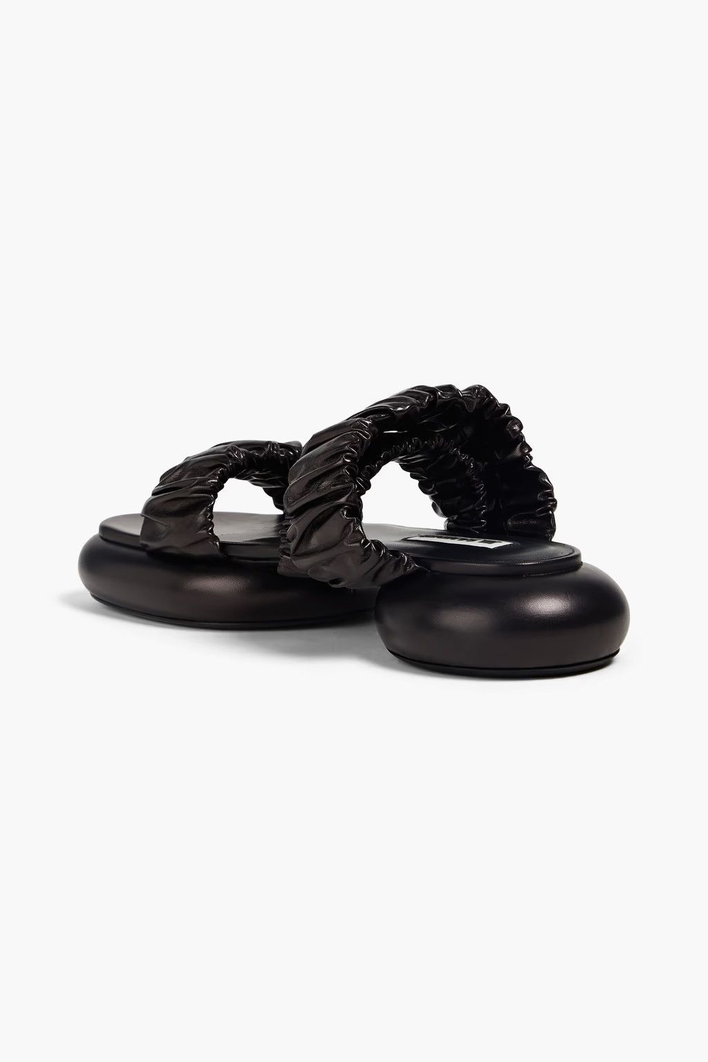 Jil Sander o1y1025 Leather Slippers in Black Size US 9 / IT 39 - 2 Thumbnail