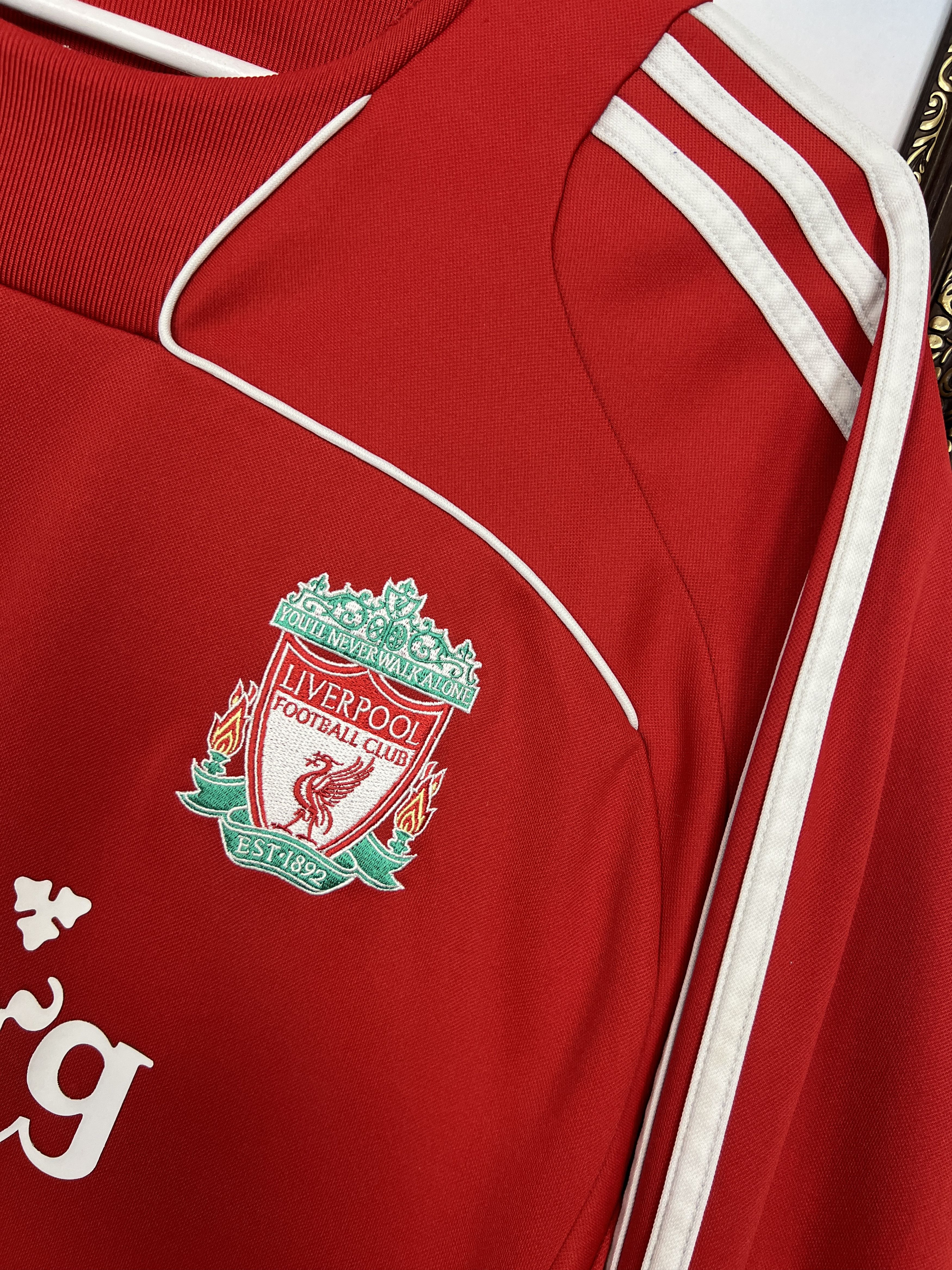 Adidas Vintage Adidas Liverpool Football Sweatshirt Soccer Jacket Size US L / EU 52-54 / 3 - 4 Thumbnail