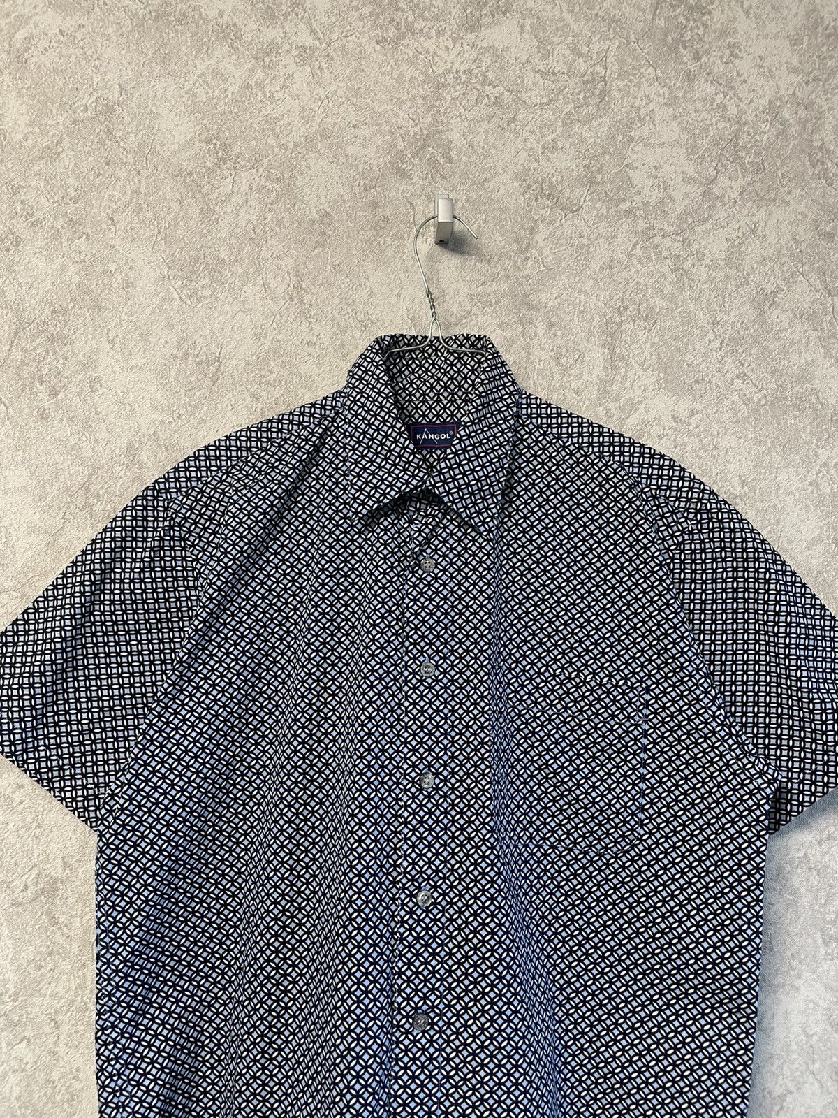 Kangol Kangol Short Sleeve Shirt Button Up Y2K Size US M / EU 48-50 / 2 - 2 Thumbnail