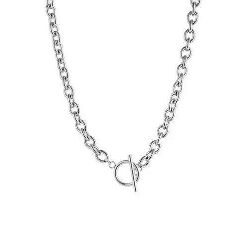 Other 45 CM Simple Toggle Clasps Choker Chain Necklace Size ONE SIZE - 1 Thumbnail